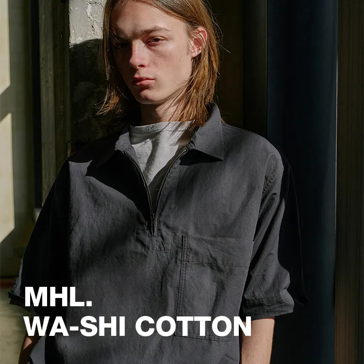 試着のみ 25SS MHL. PAPER COTTON NYLON Ⅱ PAPER COTTON NYLON | MHL.（エムエイチエル） ｜【公式】通販mix
