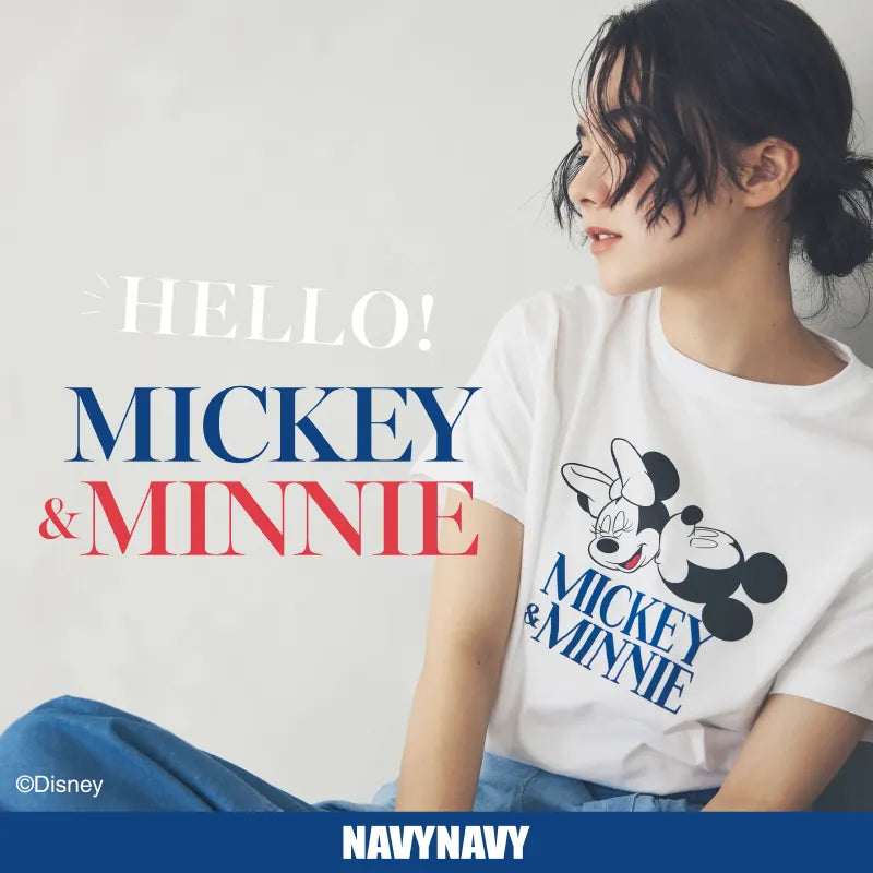 HELLO! MICKEY & MINNIE｜NAVY NAVY｜mix.tokyo ｜【公式】通販mix