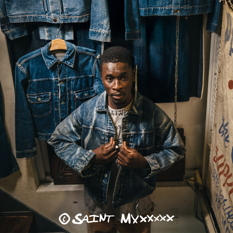 SAINT Mxxxxxxx X BerBerJin コラボデニム JKT L SAINT Mxxxxxx  