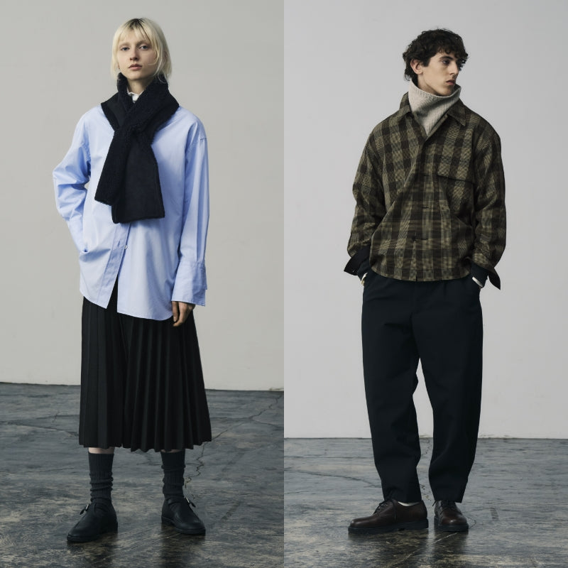 MARGARET HOWELL ブラックニットベスト 2025今季販売 WINTER 2025 LOOKBOOK公開のお知らせ｜MARGARET HOWELL