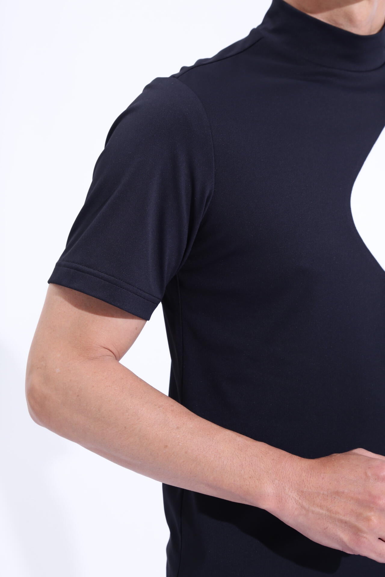 FIELDSENSOR 半袖 モックネック プルオーバー (MENS WORLD)