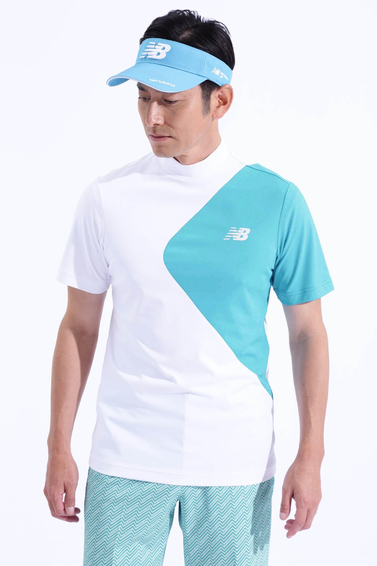 FIELDSENSOR 半袖 モックネック プルオーバー (MENS WORLD)