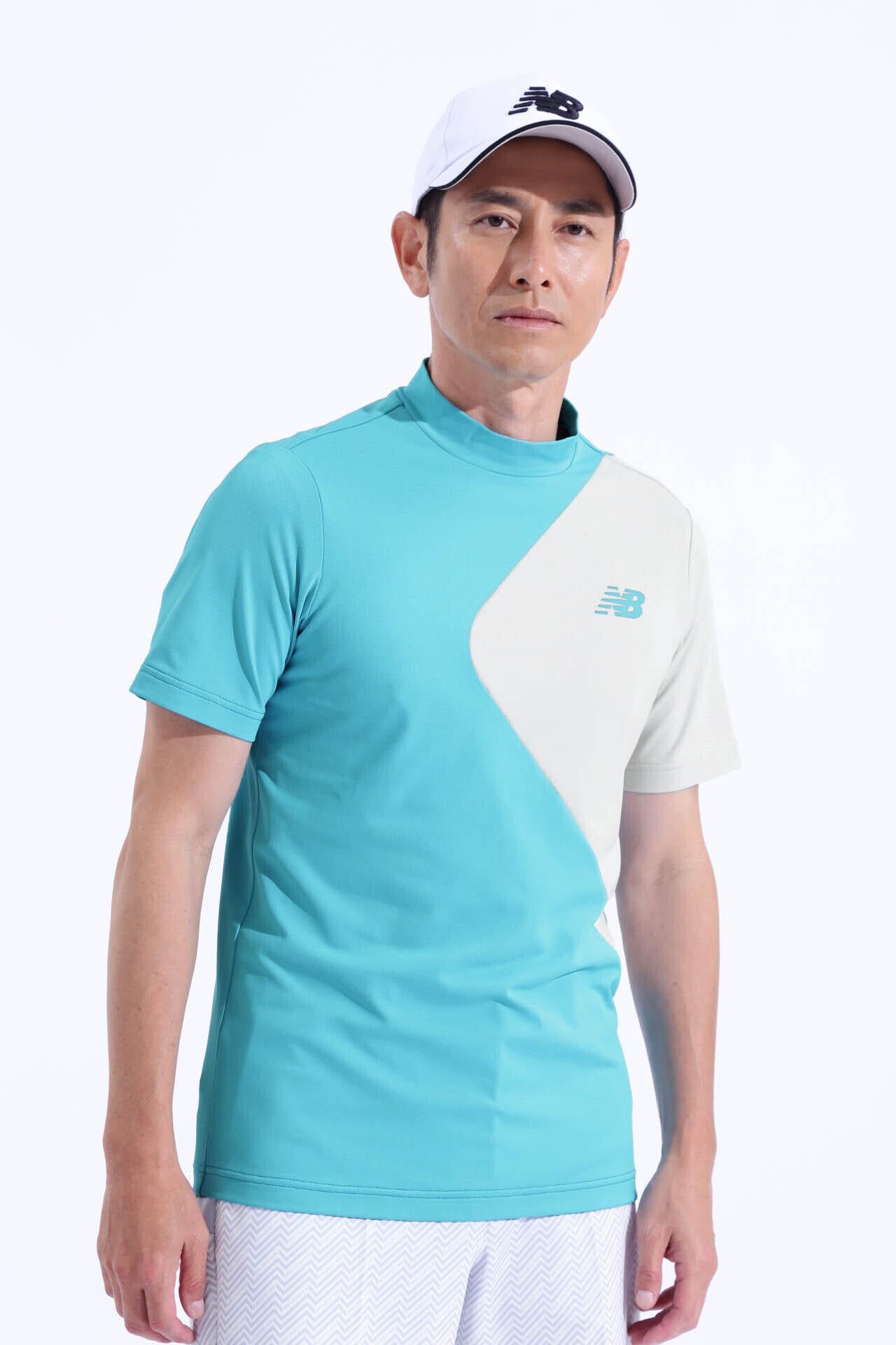 FIELDSENSOR 半袖 モックネック プルオーバー (MENS WORLD)