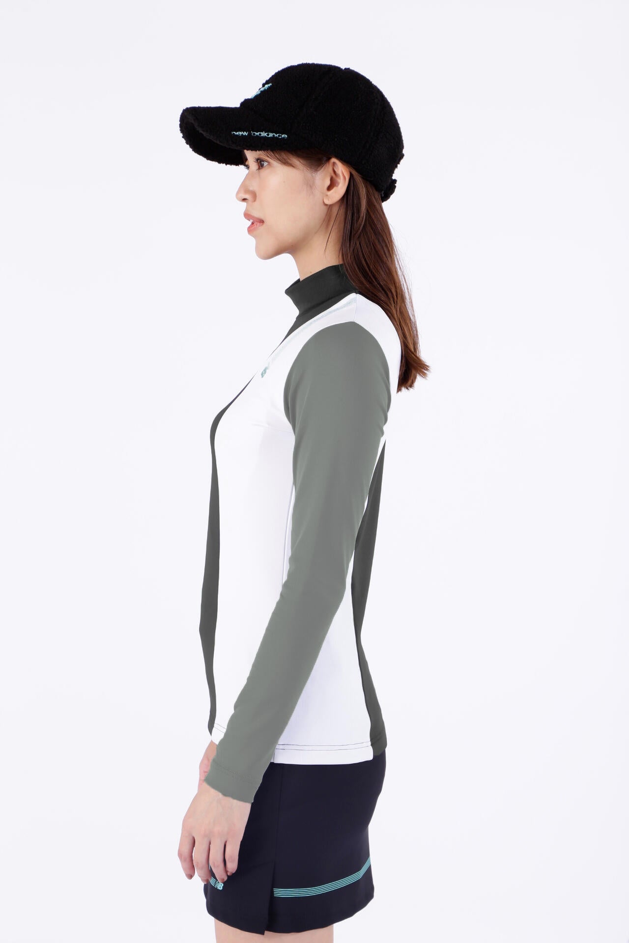 ベアスムース裏起毛 長袖 モックネック プルオーバー (WOMENS WORLD)