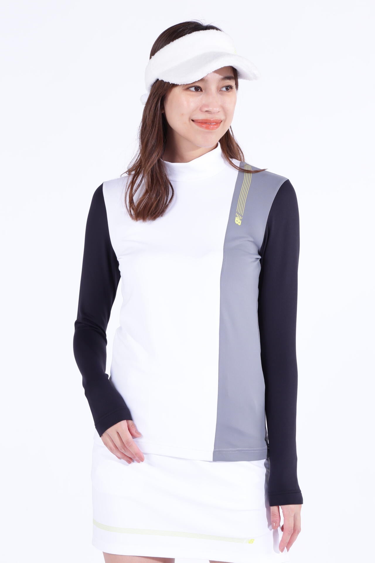 ベアスムース裏起毛 長袖 モックネック プルオーバー (WOMENS WORLD)