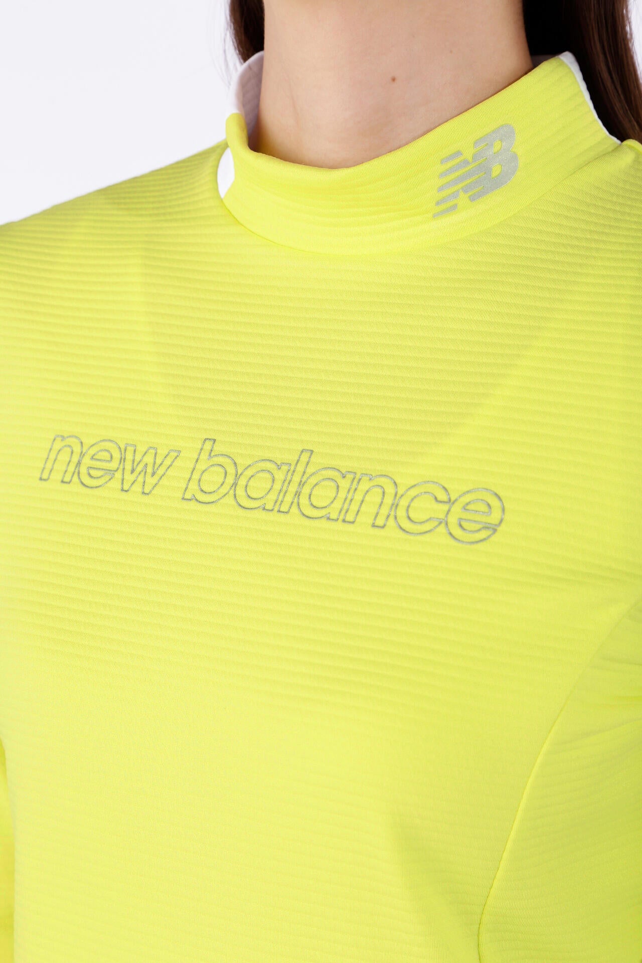 高伸縮 ボーダーキルト 長袖 モックネック プルオーバー (WOMENS WORLD)