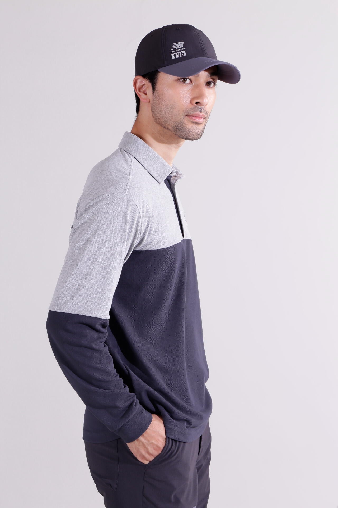 【直営店舗限定】コットンライク鹿の子 長袖 カラーシャツ (MENS)