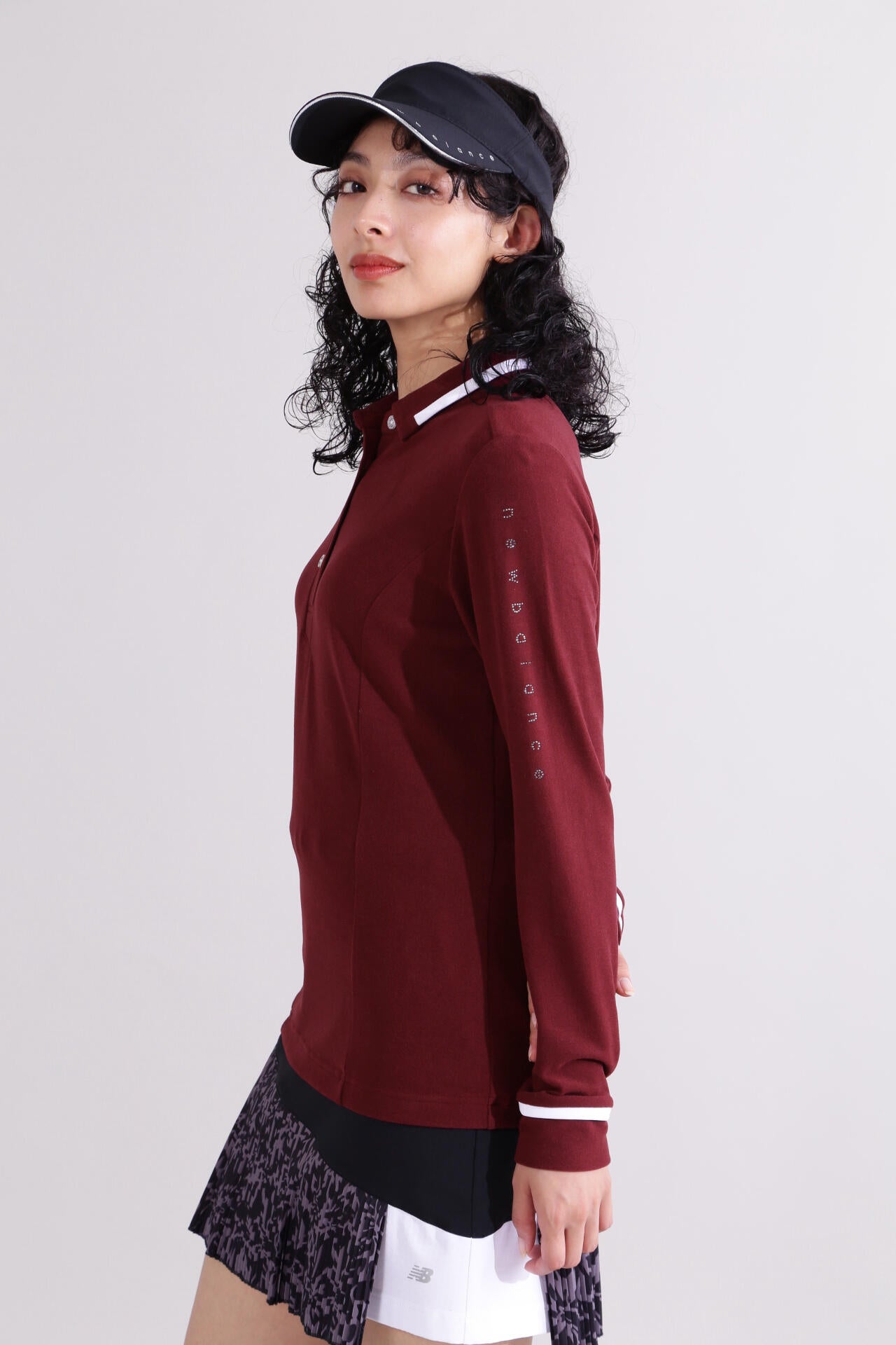 【直営店舗限定】吸湿発熱 長袖 カラーシャツ (WOMENS)