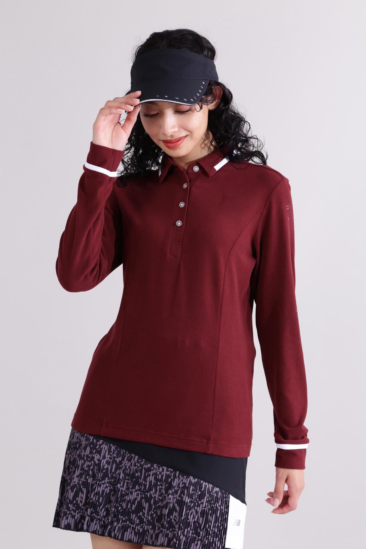 【直営店舗限定】吸湿発熱 長袖 カラーシャツ (WOMENS)