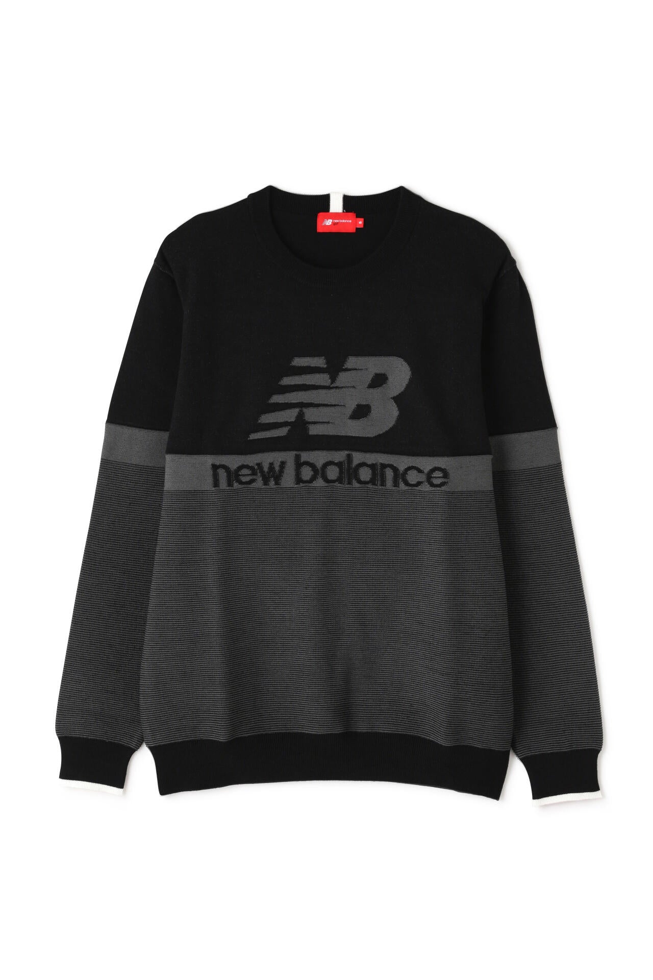 遠赤外線蓄熱保温 クルーネック ニット プルオーバー (MENS WORLD)