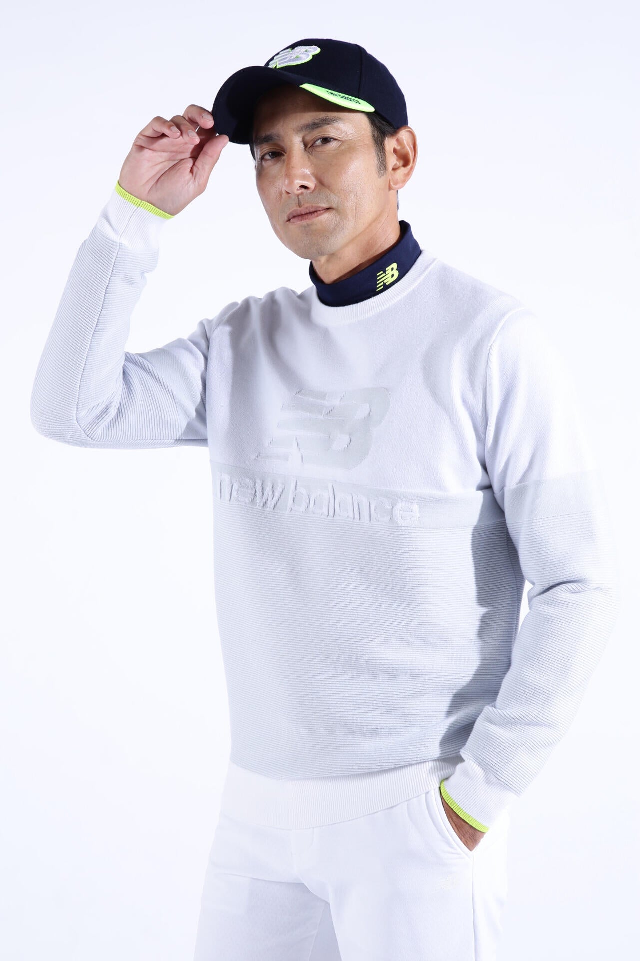 遠赤外線蓄熱保温 クルーネック ニット プルオーバー (MENS WORLD)