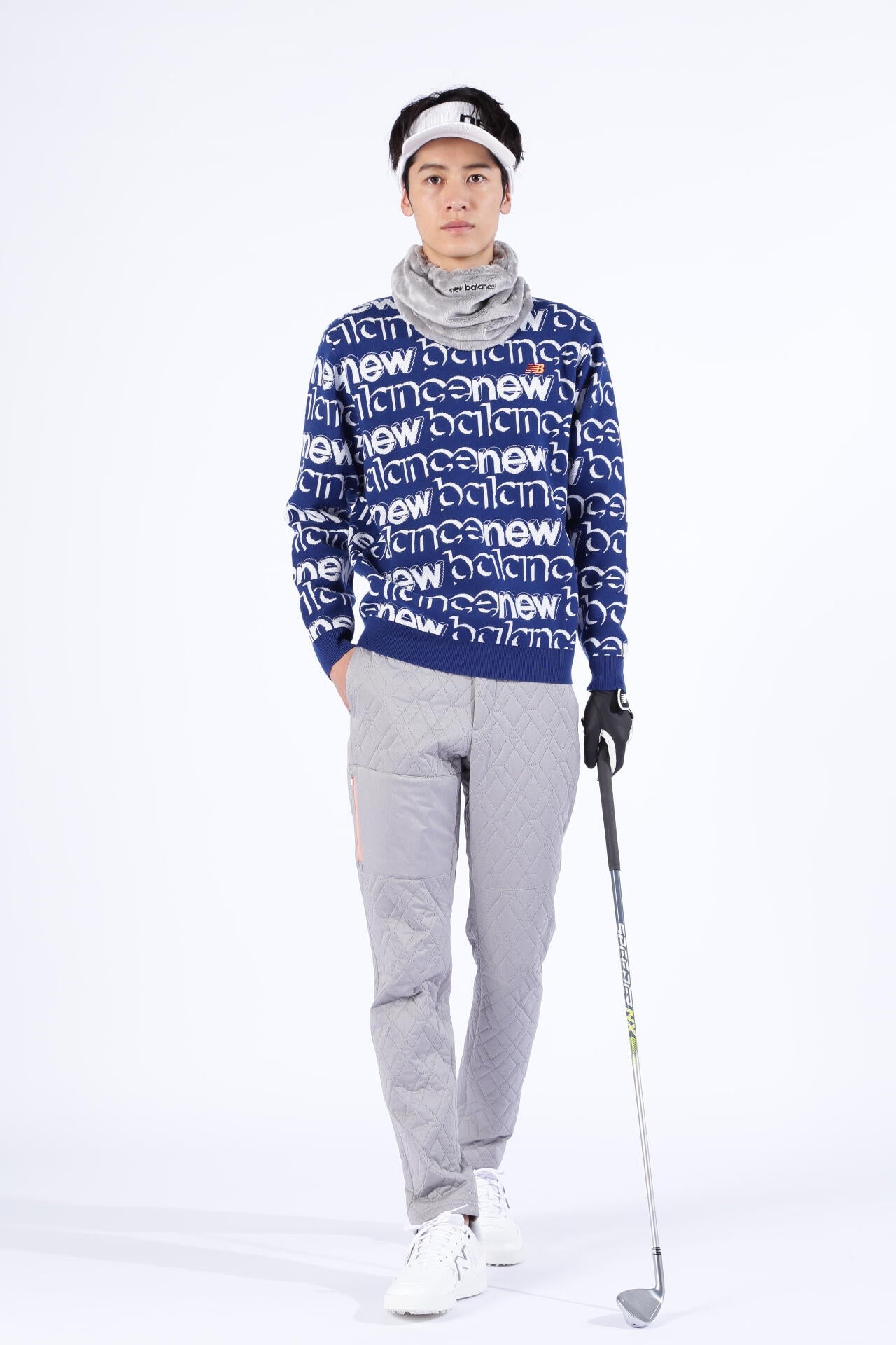 遠赤外線蓄熱保温 クルーネック ニット プルオーバー (MENS SPORT)