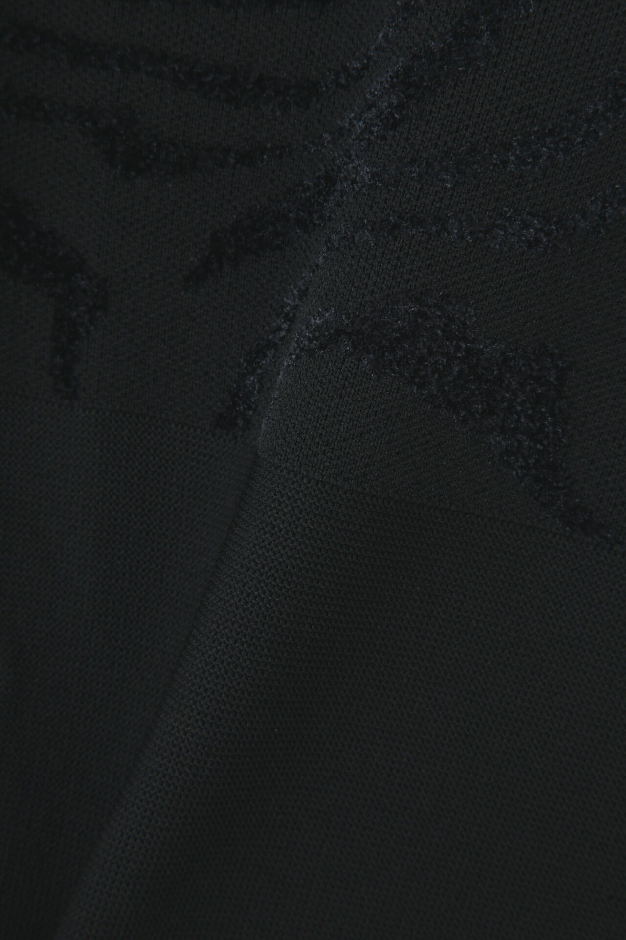 【直営店舗限定】マーブル柄×ガーター編み クルーネック ニット プルオーバー (MENS)