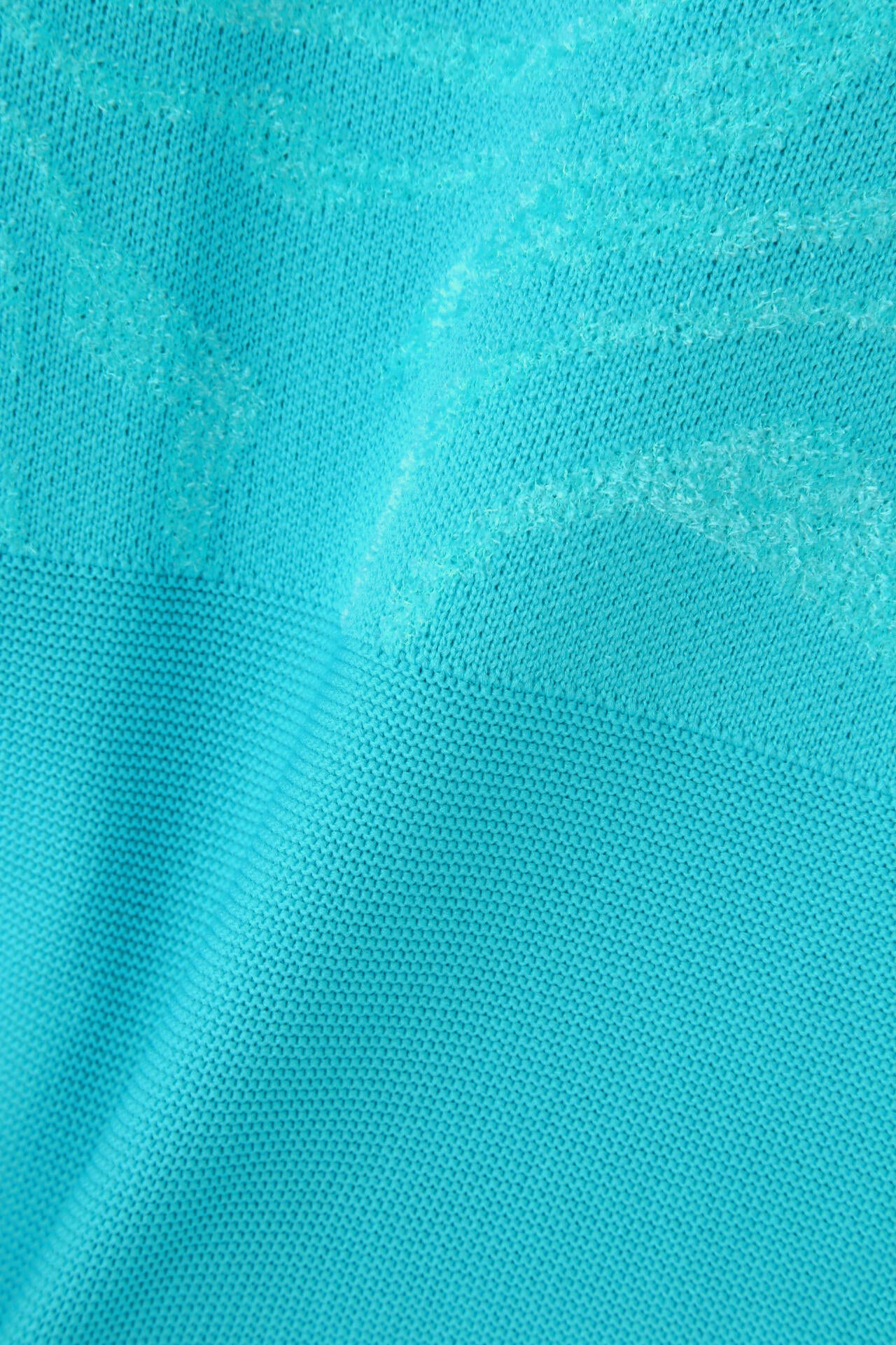 【直営店舗限定】マーブル柄×ガーター編み クルーネック ニット プルオーバー (MENS)