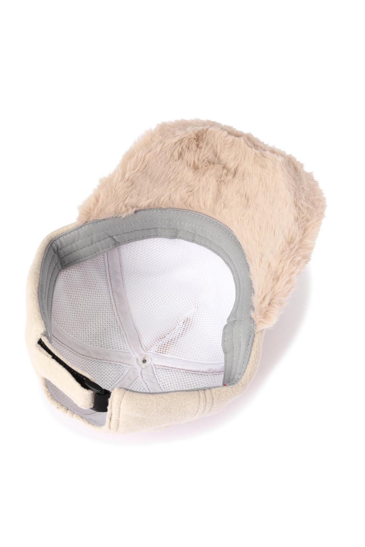 フェイクファー×フリース 5パネルキャップ (WOMENS SPORT)