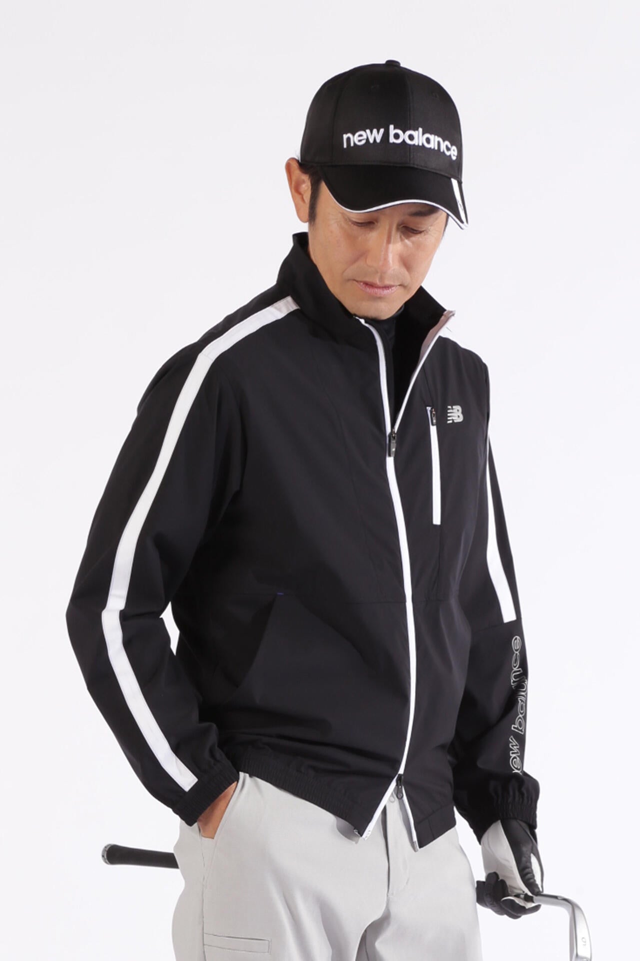 4WAYストレッチ 撥水 防風 フルジップ ウインド ブルゾン (MENS WORLD)