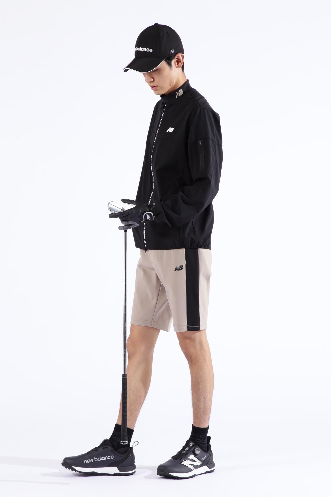 ストレッチ 撥水 フルジップ カラーレス ブルゾン (MENS SPORT)