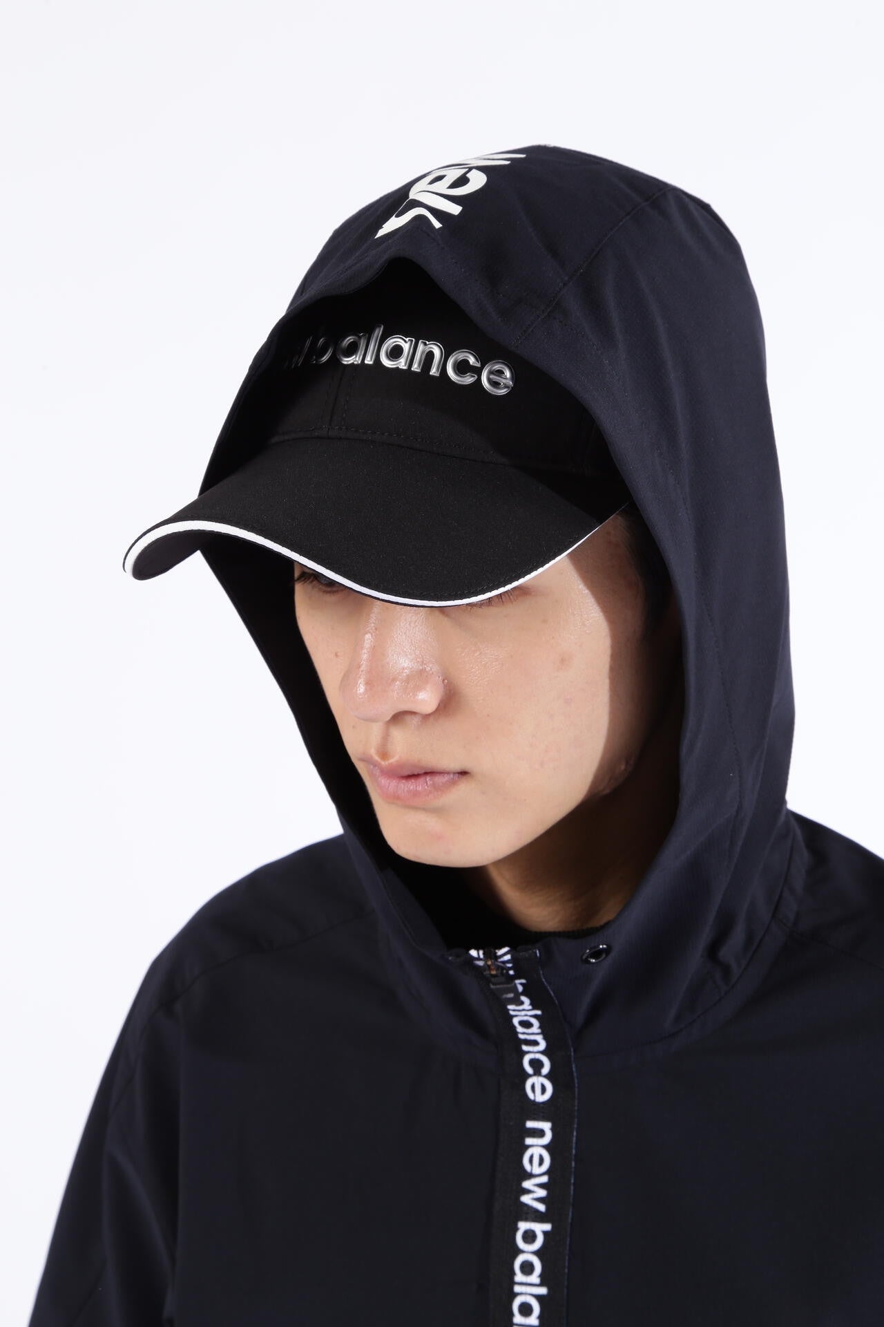 ストレッチ 撥水 ハーフジップ プルオーバー フーディー (MENS SPORT)