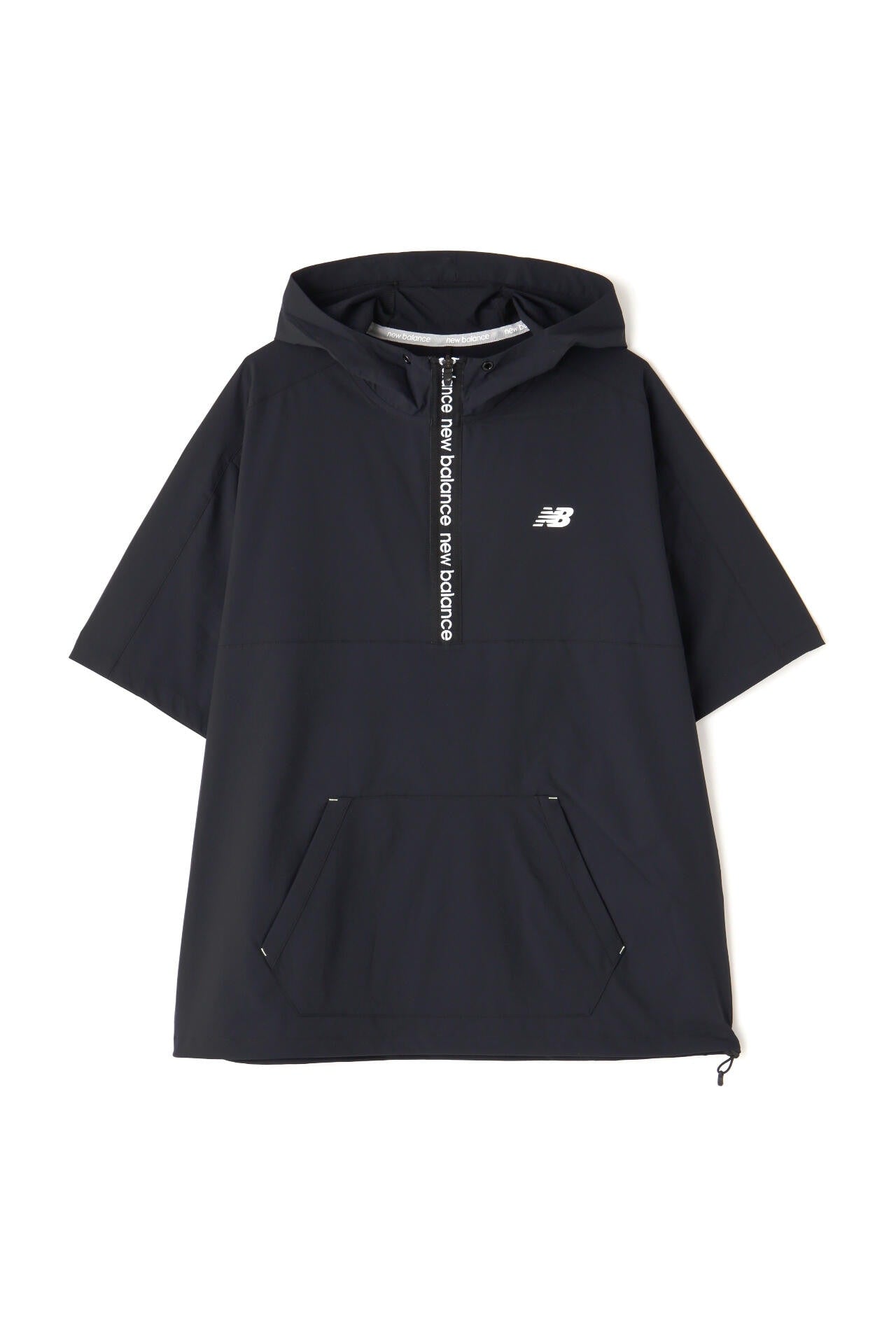 ストレッチ 撥水 ハーフジップ プルオーバー フーディー (MENS SPORT)