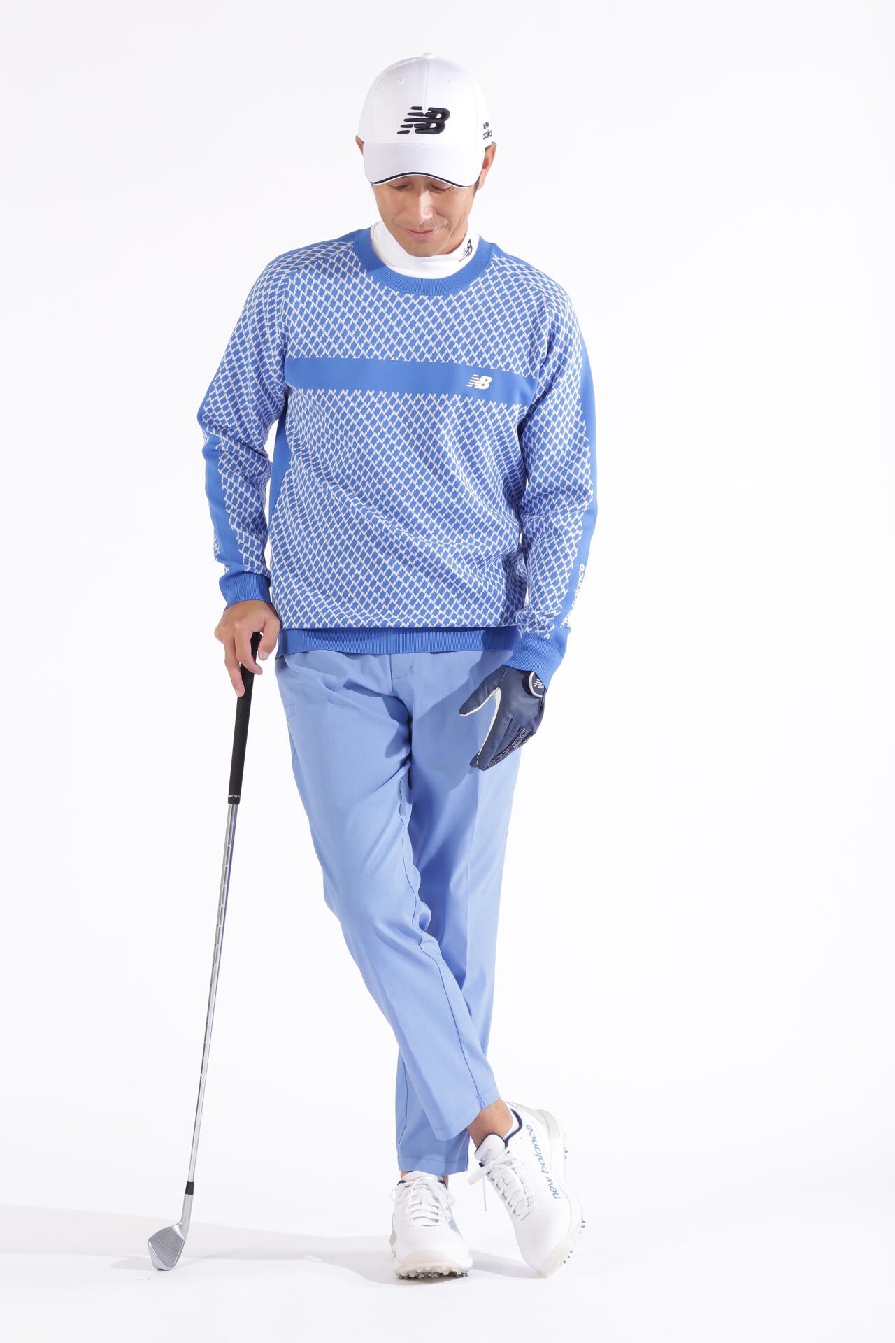 ストレッチピンヘッド ワイド テーパード ロングパンツ (MENS WORLD)