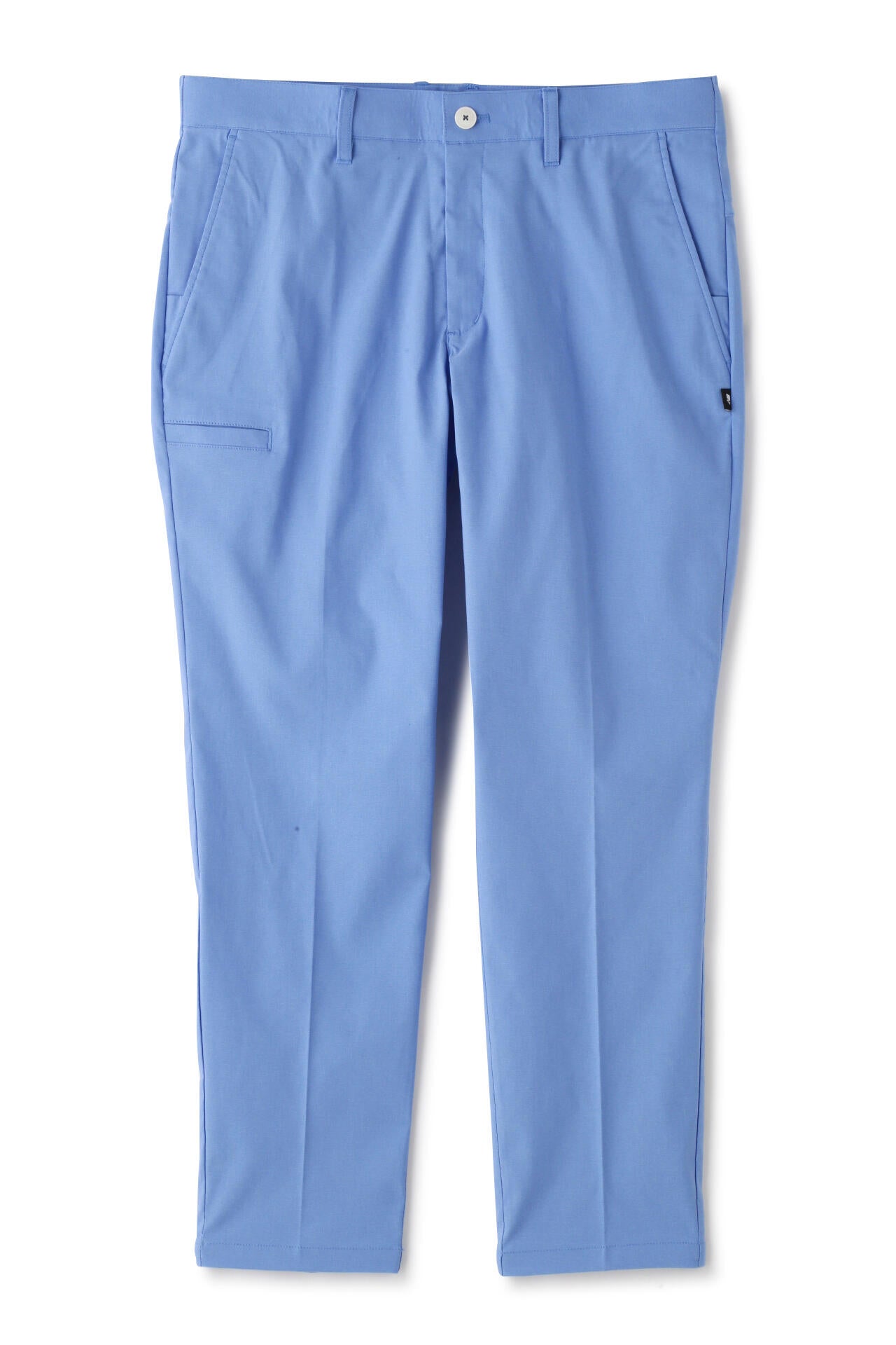 ストレッチピンヘッド ワイド テーパード ロングパンツ (MENS WORLD)