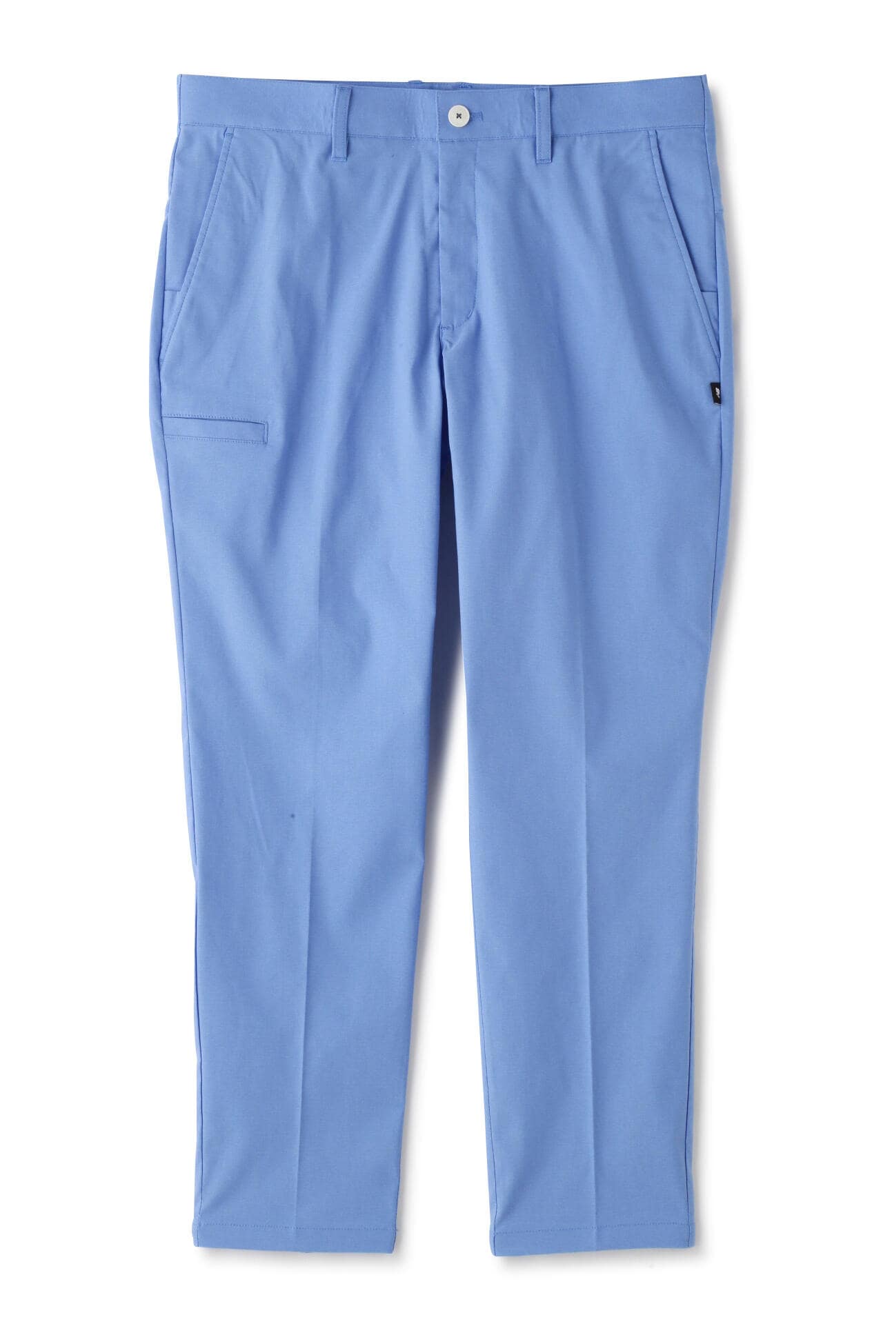 ストレッチピンヘッド ワイド テーパード ロングパンツ (MENS WORLD)
