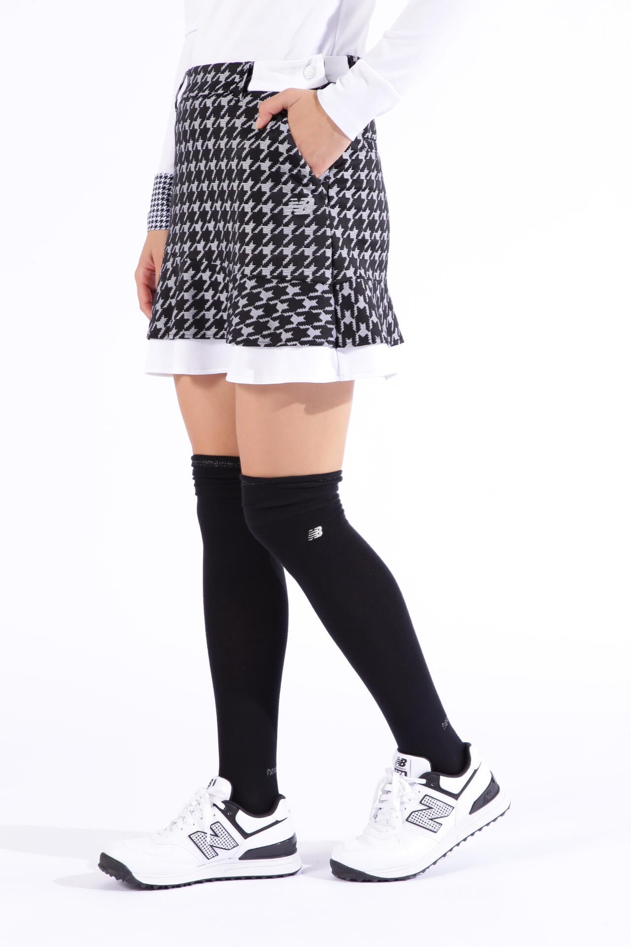 千鳥格子 インナーパンツ付き スカート (WOMENS SPORT)