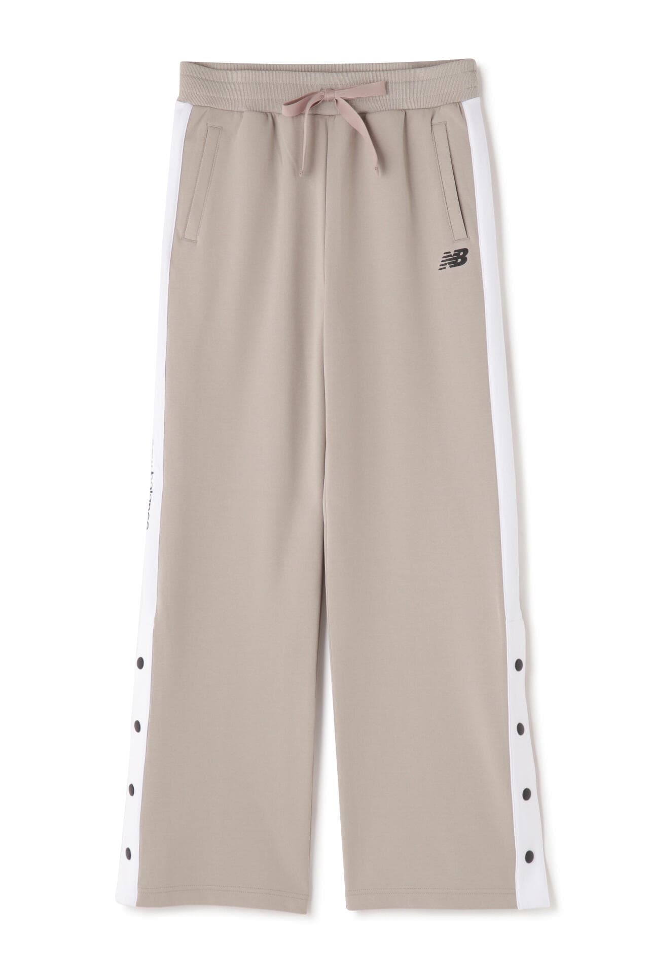 サイドボタン ワイドレッグ トラック パンツ (WOMENS SPORT)