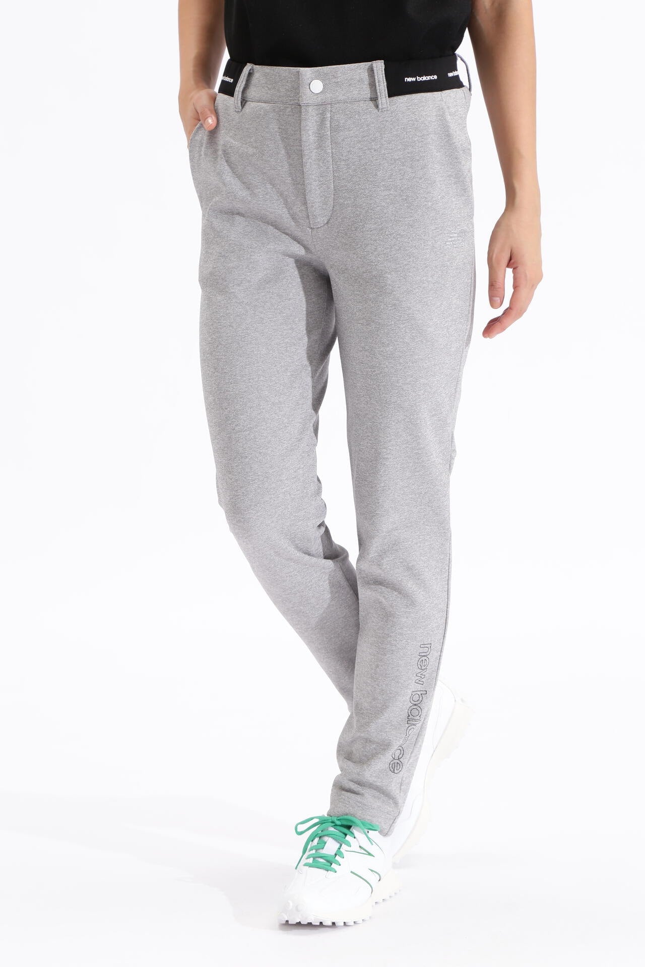 裏メッシュ スウェット スリム ロングパンツ (WOMENS SPORT)