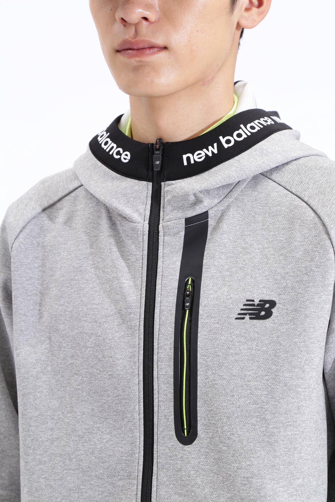 軽量ダンボールニット裏メッシュ スウェット フルジップ フーディー (MENS SPORT)