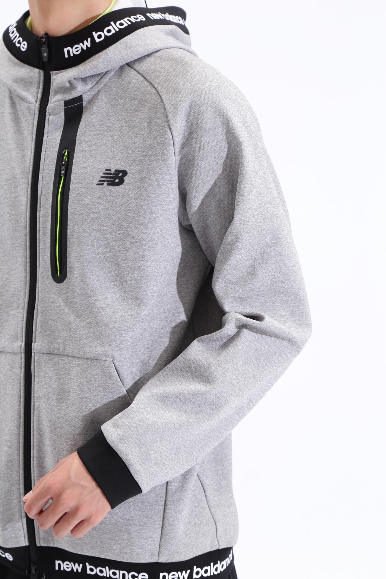 軽量ダンボールニット裏メッシュ スウェット フルジップ フーディー (MENS SPORT)
