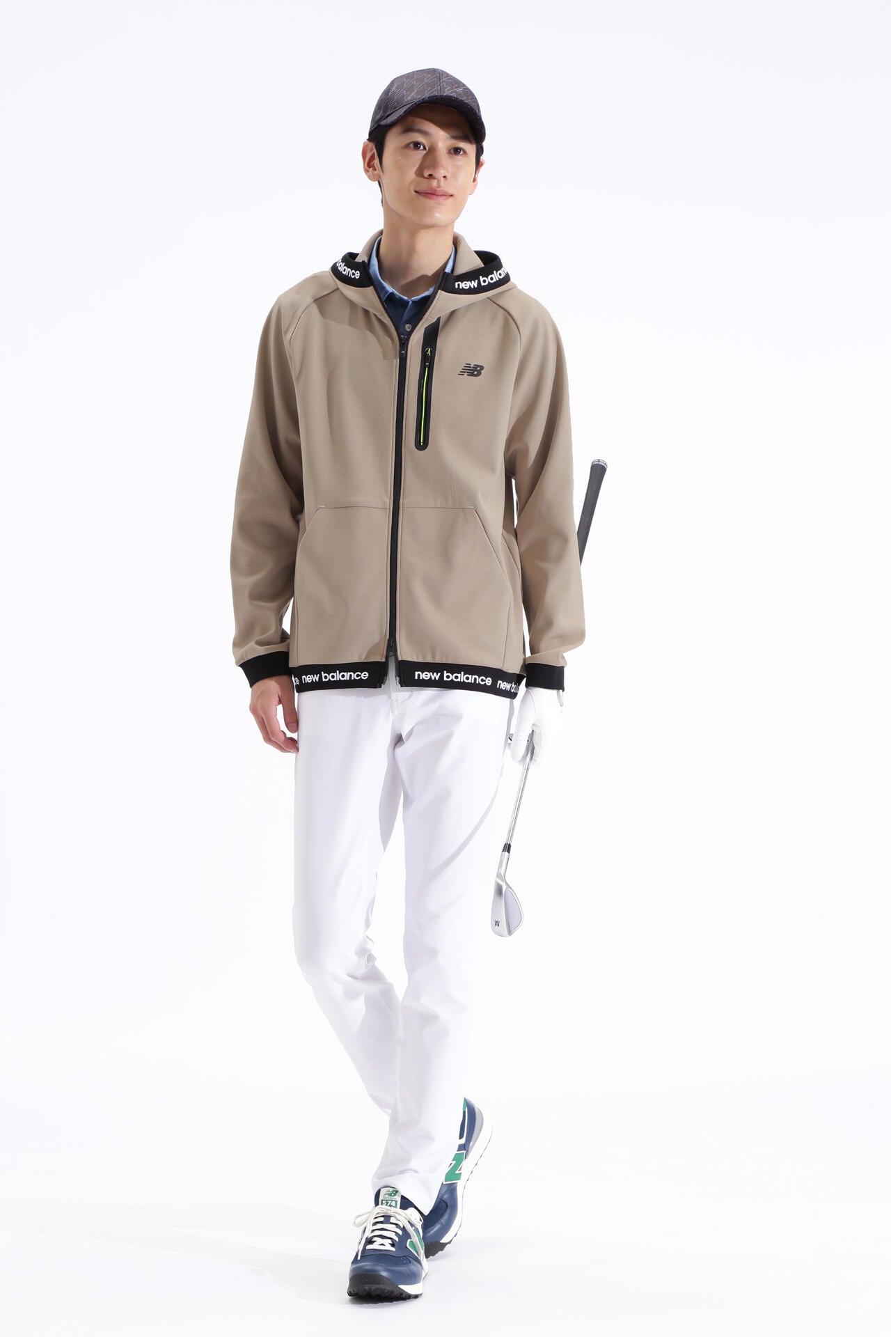 軽量ダンボールニット裏メッシュ スウェット フルジップ フーディー (MENS SPORT)