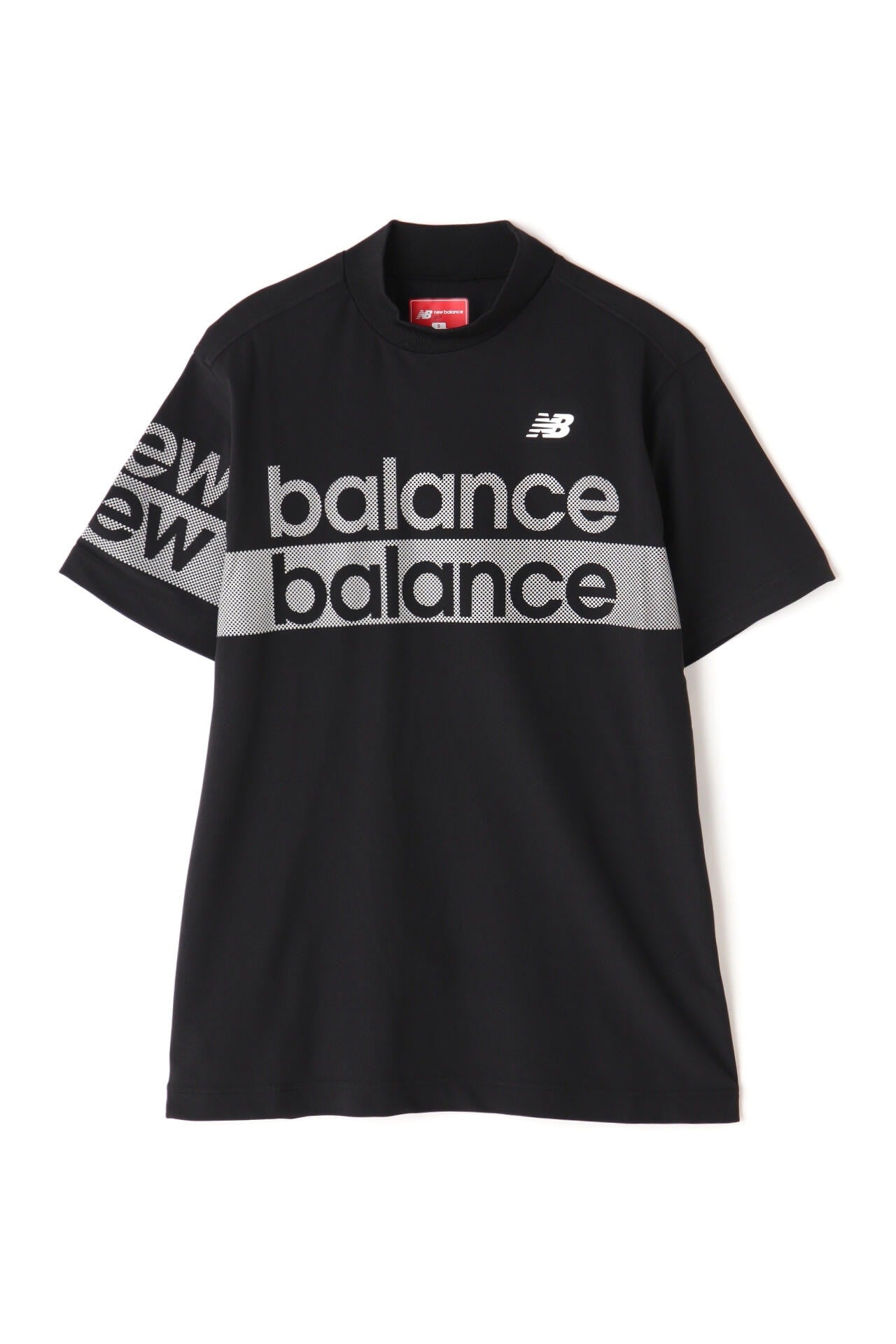 UPF50+ 接触冷感 半袖 モックネック プルオーバー (MENS SPORT)