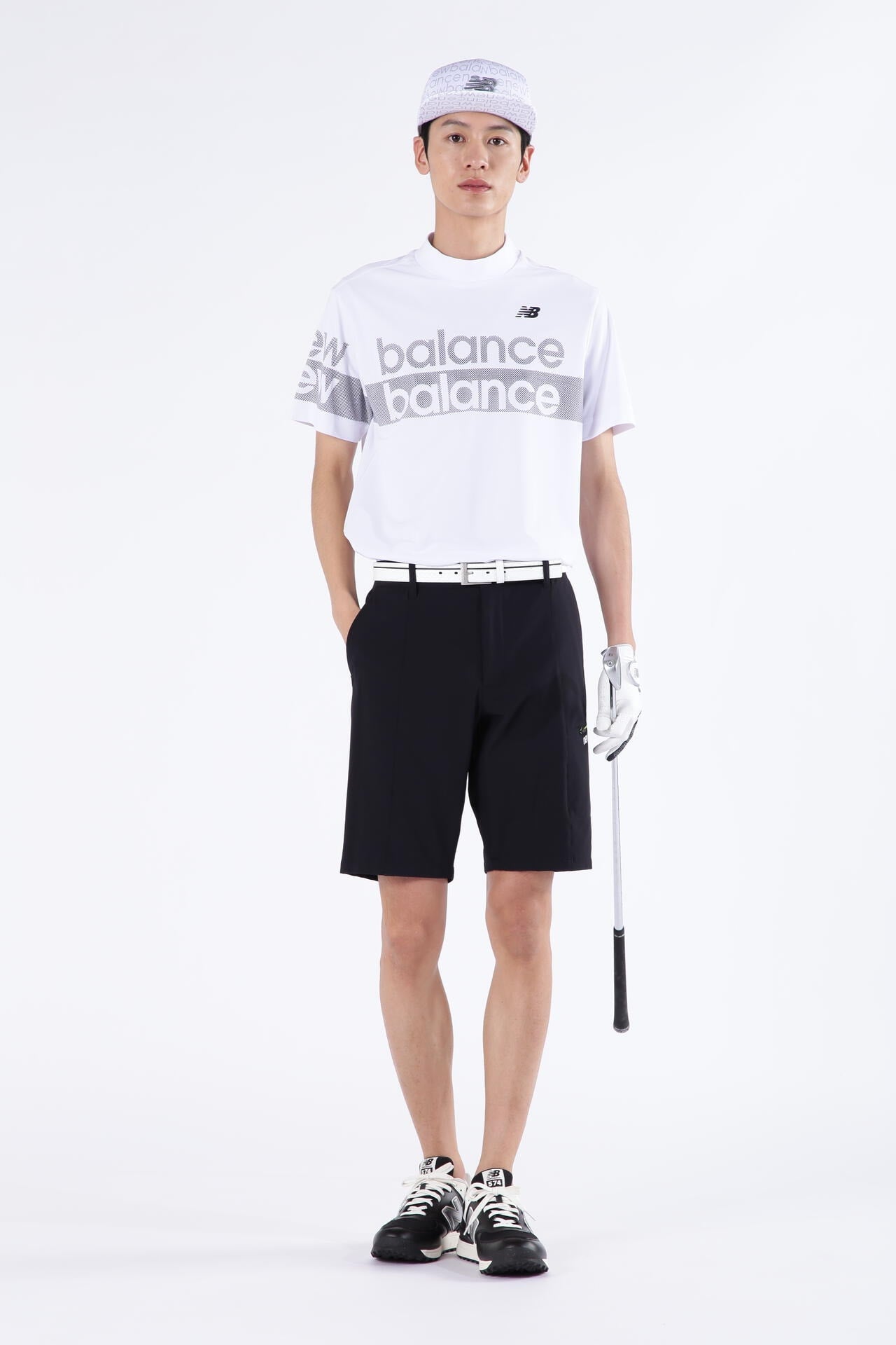 UPF50+ 接触冷感 半袖 モックネック プルオーバー (MENS SPORT)