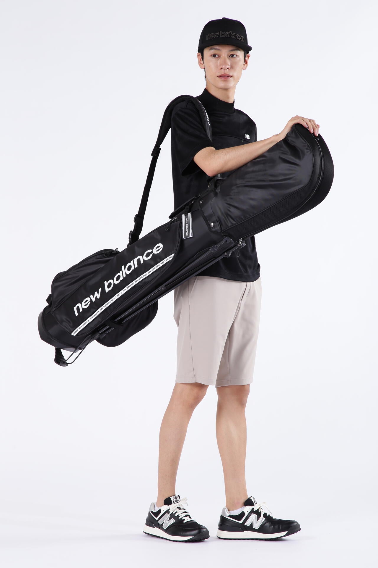 ドライビングレインカモ柄 半袖 モックネック プルオーバー (MENS SPORT)