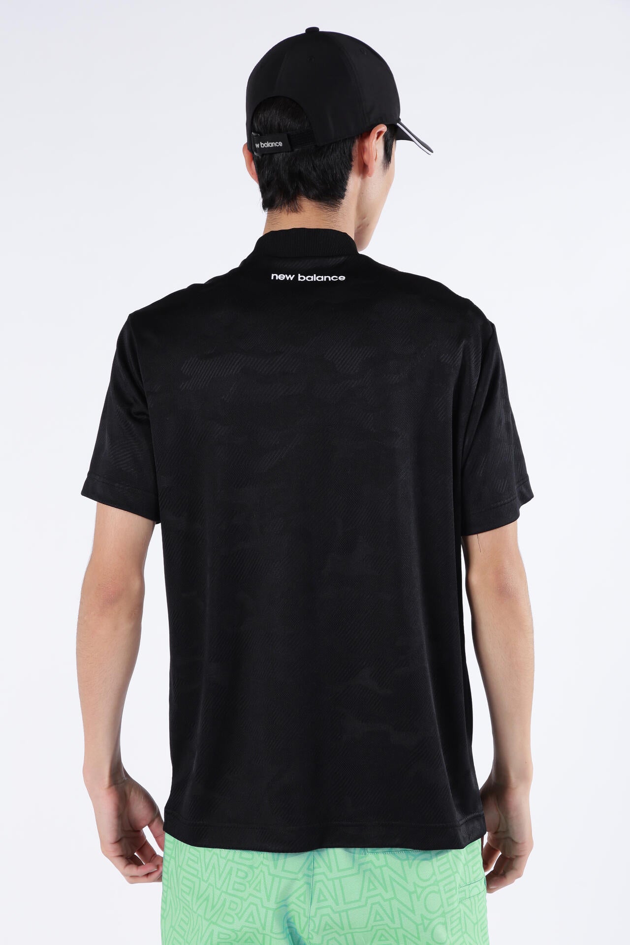 ドライビングレインカモ柄 半袖 モックネック プルオーバー (MENS SPORT)