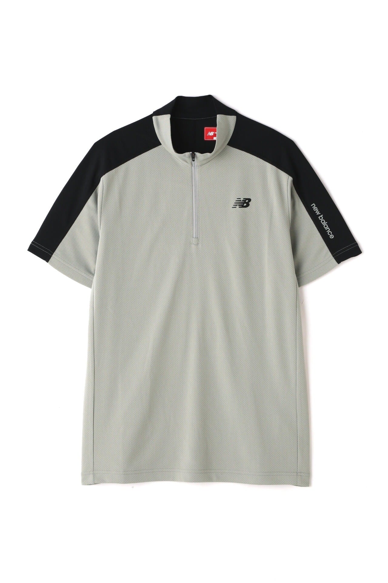 ハーフジップ モックネック プルオーバー (MENS WORLD)