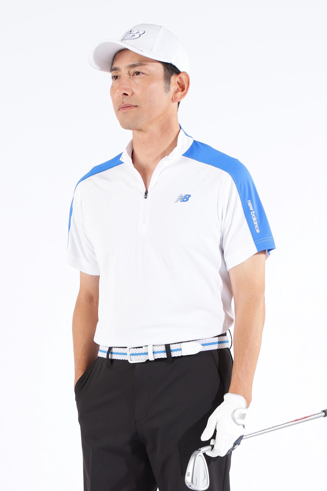 ハーフジップ モックネック プルオーバー (MENS WORLD)