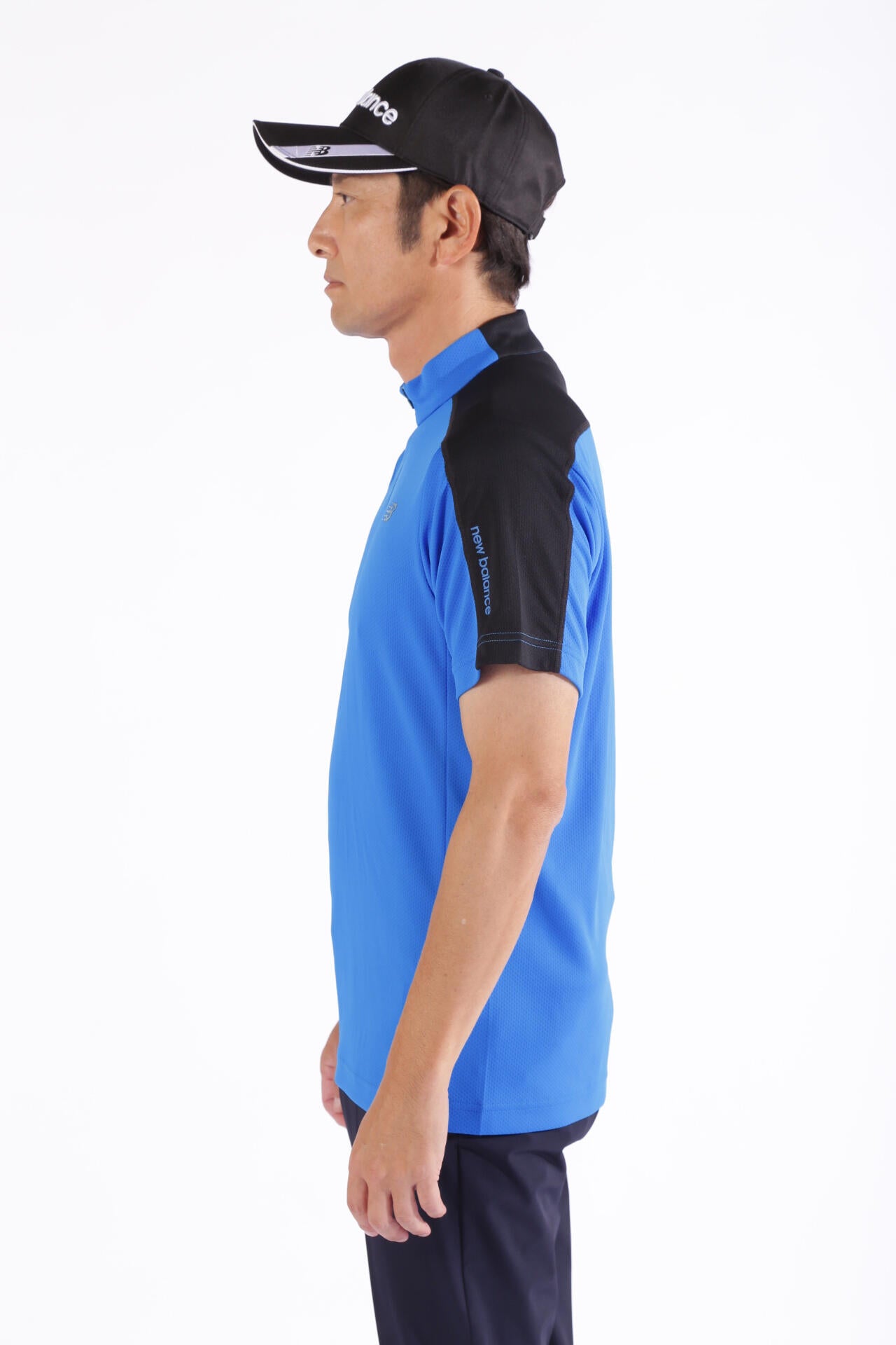 ハーフジップ モックネック プルオーバー (MENS WORLD)