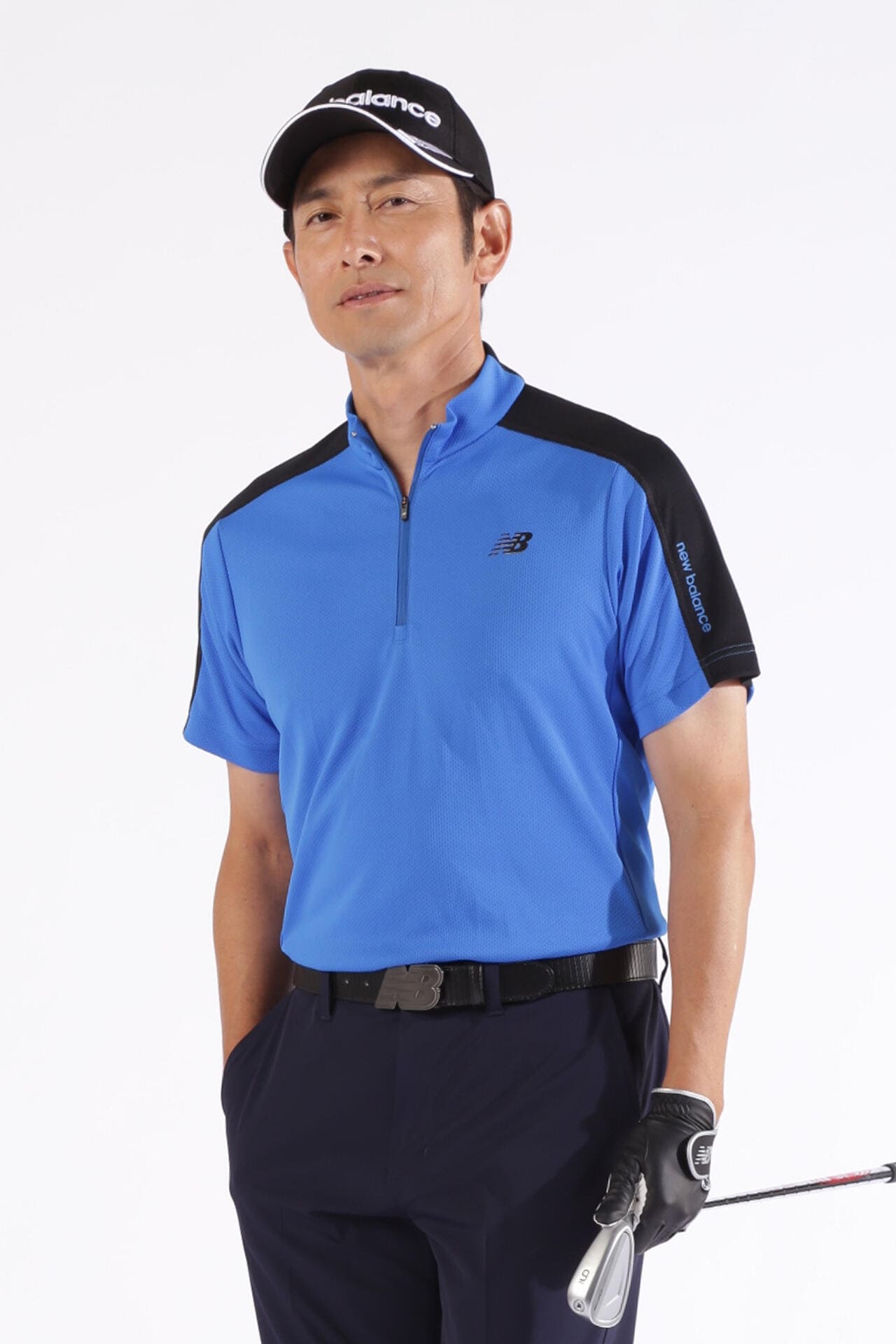 ハーフジップ モックネック プルオーバー (MENS WORLD)