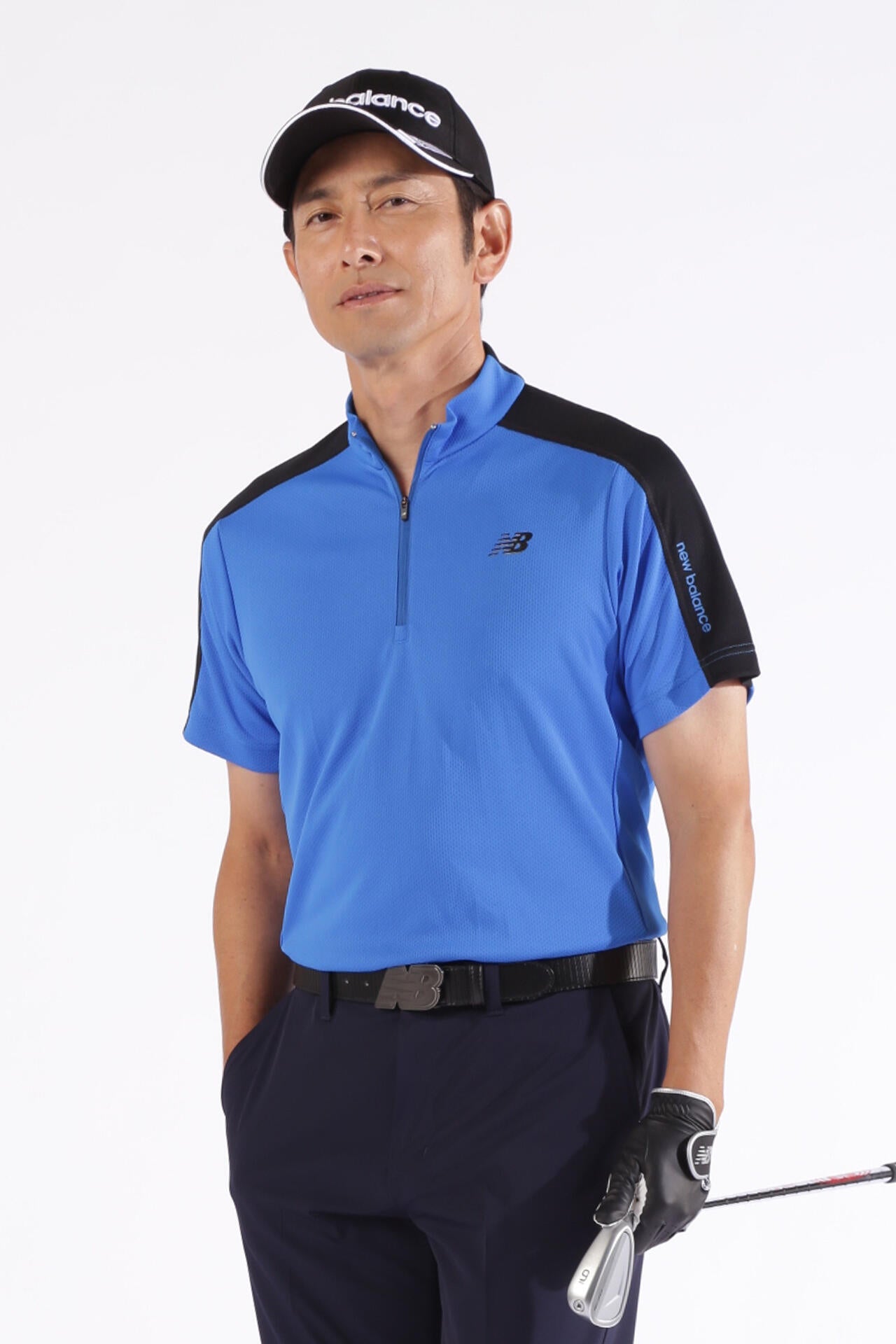 ハーフジップ モックネック プルオーバー (MENS WORLD)