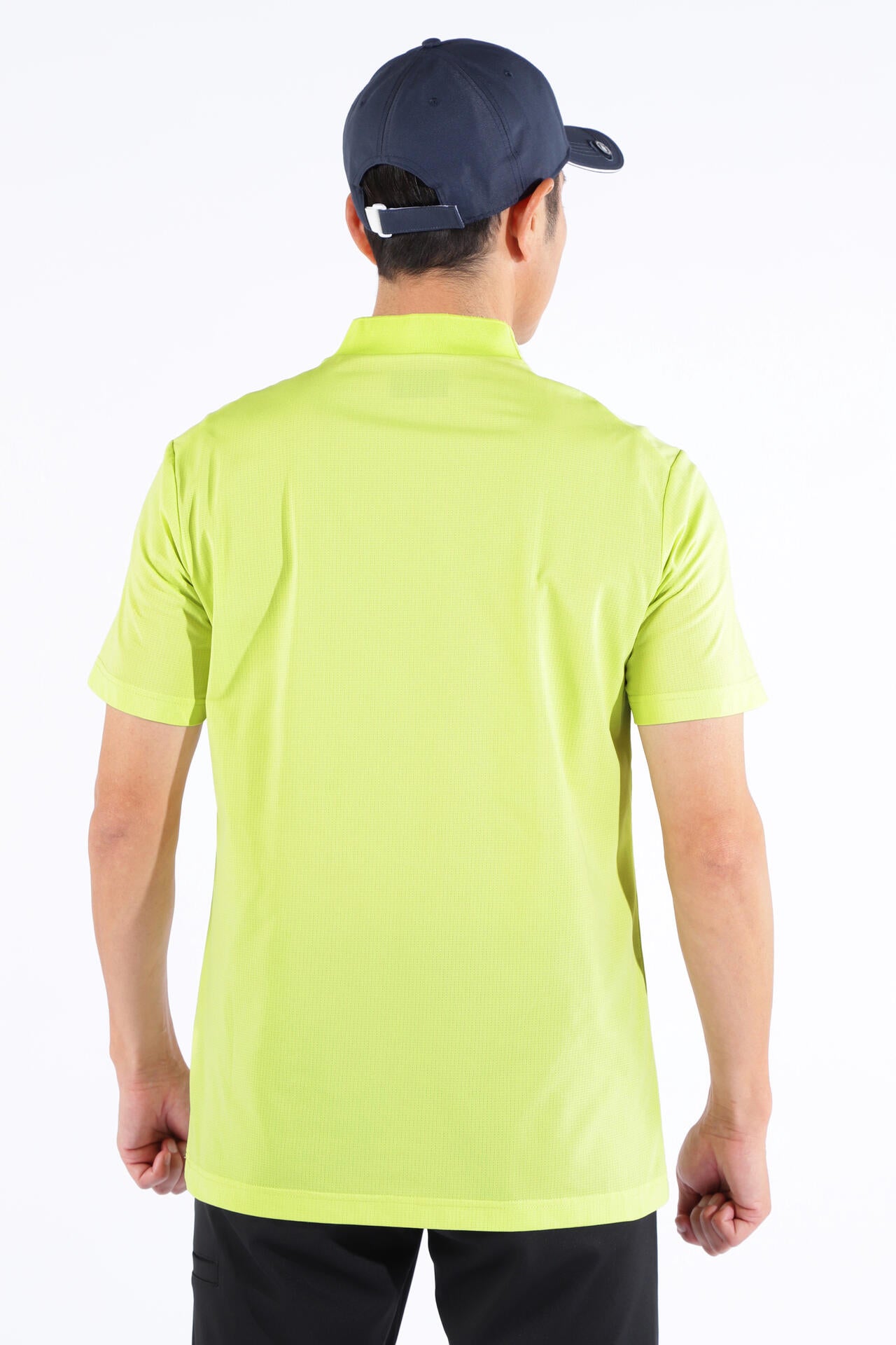 ストレッチ UV メッシュ 半袖 モックネック プルオーバー (MENS WORLD)