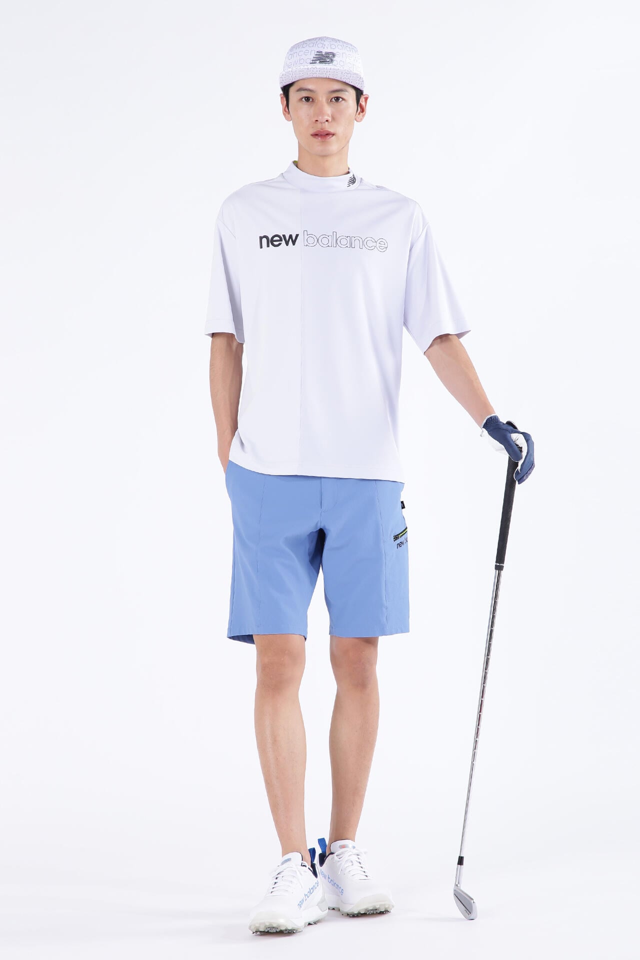 こかげMAX 半袖 モックネック プルオーバー (MENS SPORT)