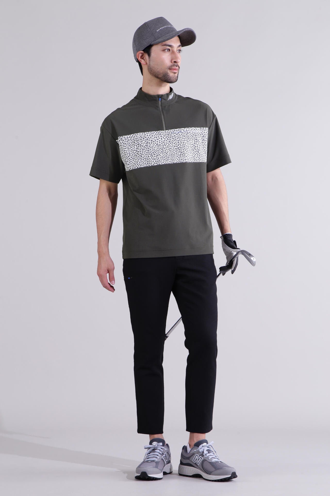 【直営店舗限定】ハーフジップ モックネック プルオーバー (MENS)