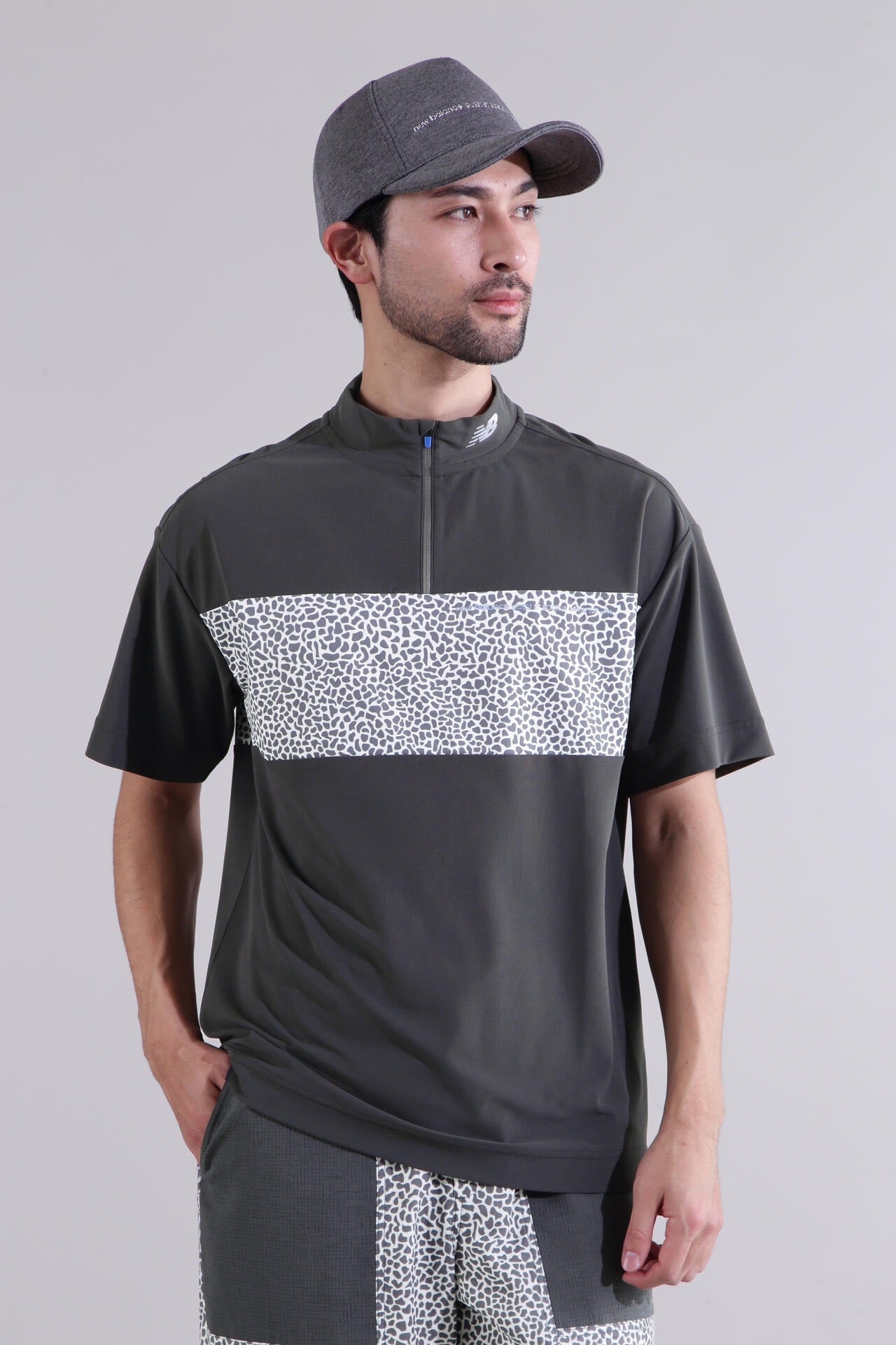 【直営店舗限定】ハーフジップ モックネック プルオーバー (MENS)