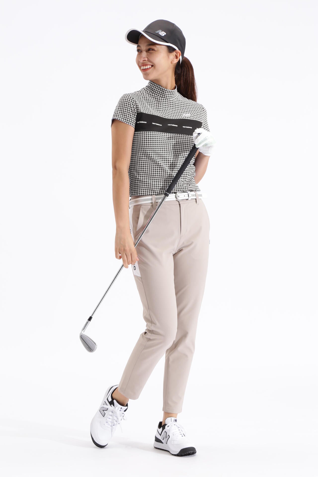 UPF50+ 接触冷感 半袖 モックネック プルオーバー (WOMENS SPORT)