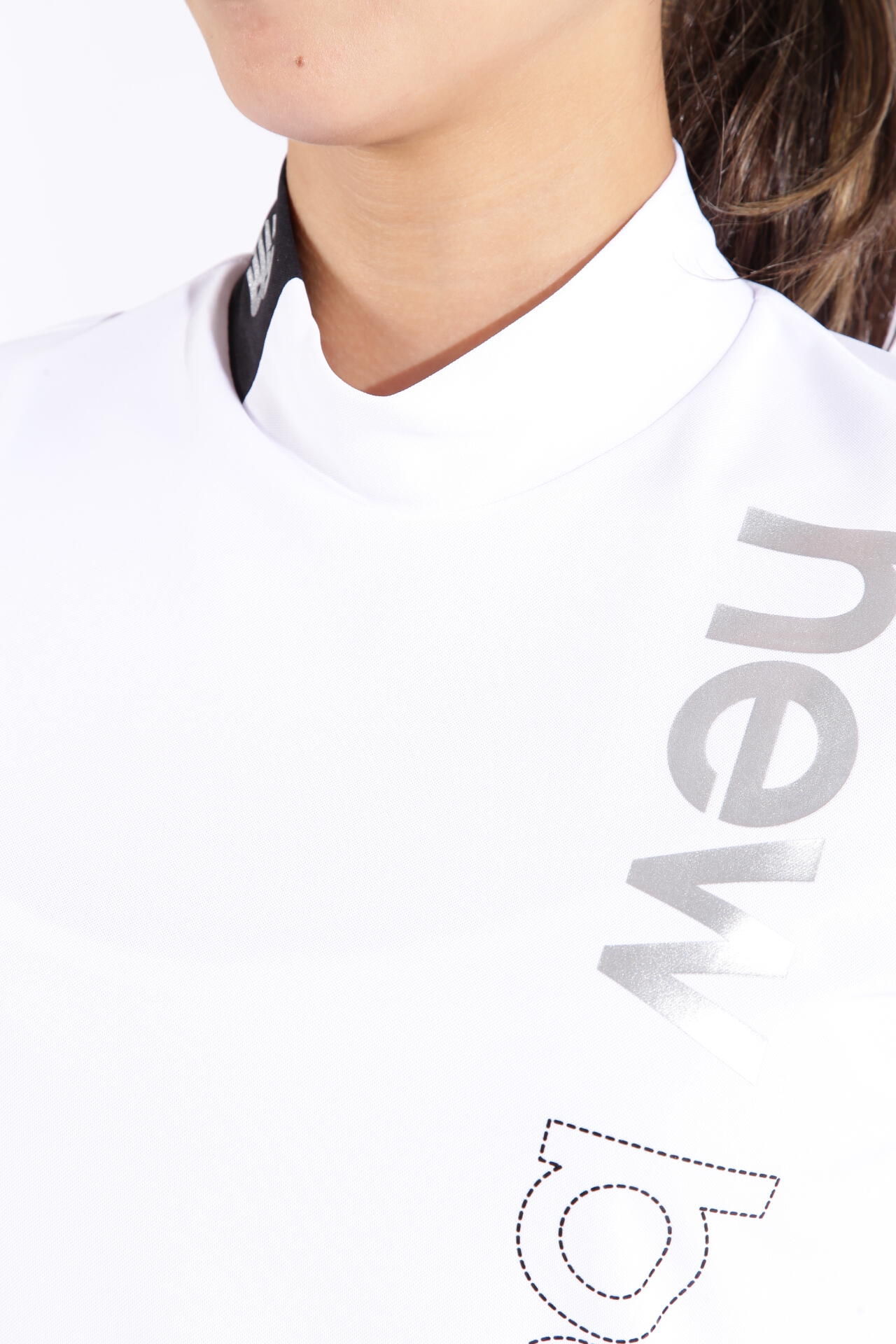 接触冷感 UPF50+ 半袖 モックネック プルオーバー (WOMENS SPORT)