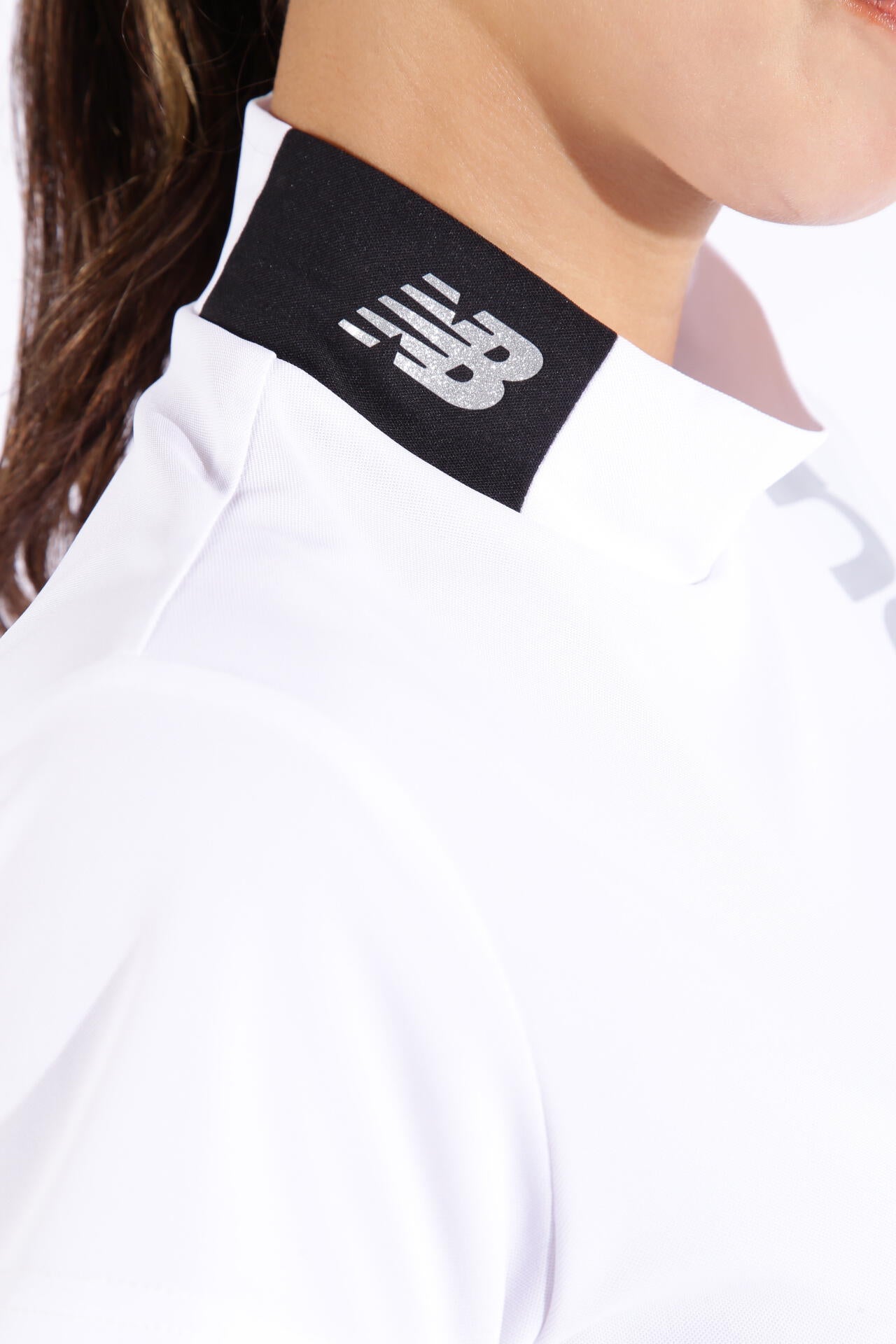 接触冷感 UPF50+ 半袖 モックネック プルオーバー (WOMENS SPORT)
