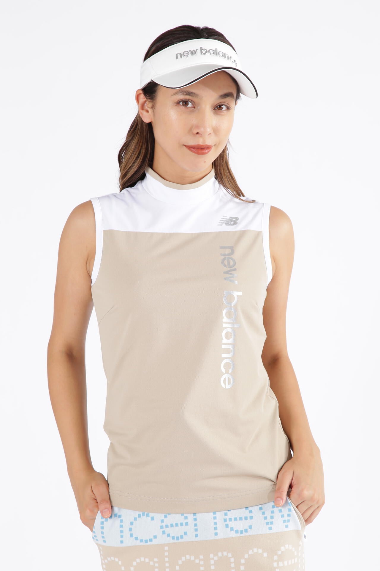 スリーブレス モックネック プルオーバー (WOMENS SPORT)