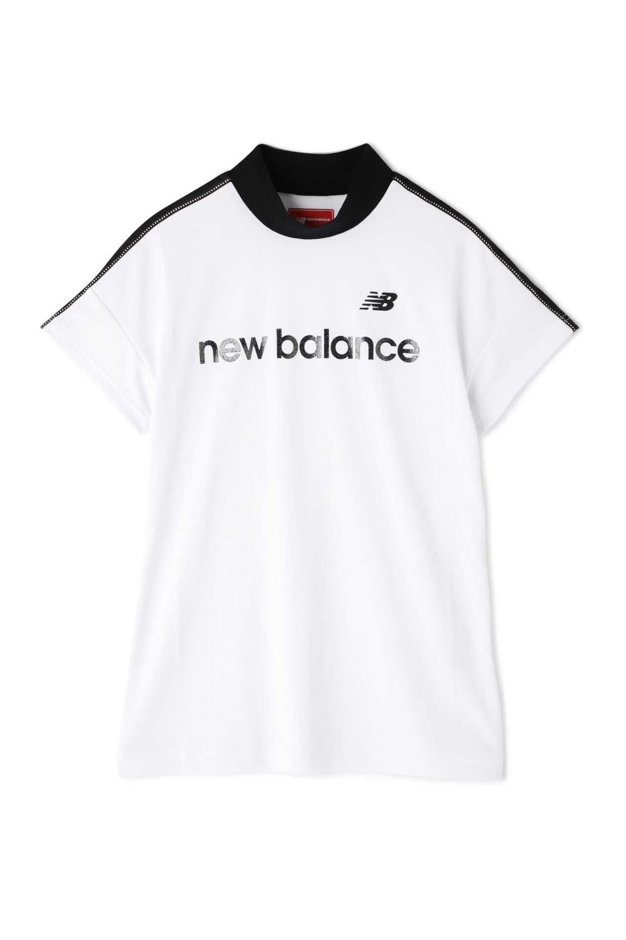 ダブルフェイス裏ハニカム 半袖 モックネック プルオーバー (WOMENS SPORT)